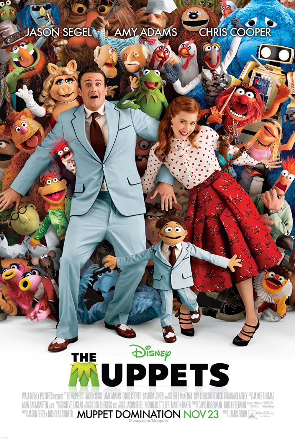 The Muppet (2011) Jason Segel Amy Adams Chris Cooper