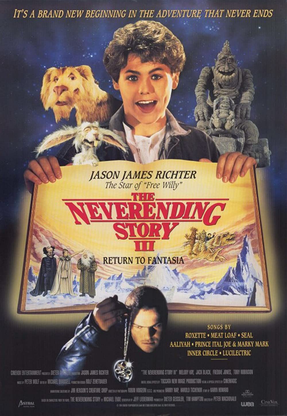 The Neverending Story 3 III - Return To Fantasia (1994) Jack Black Jason James Richter