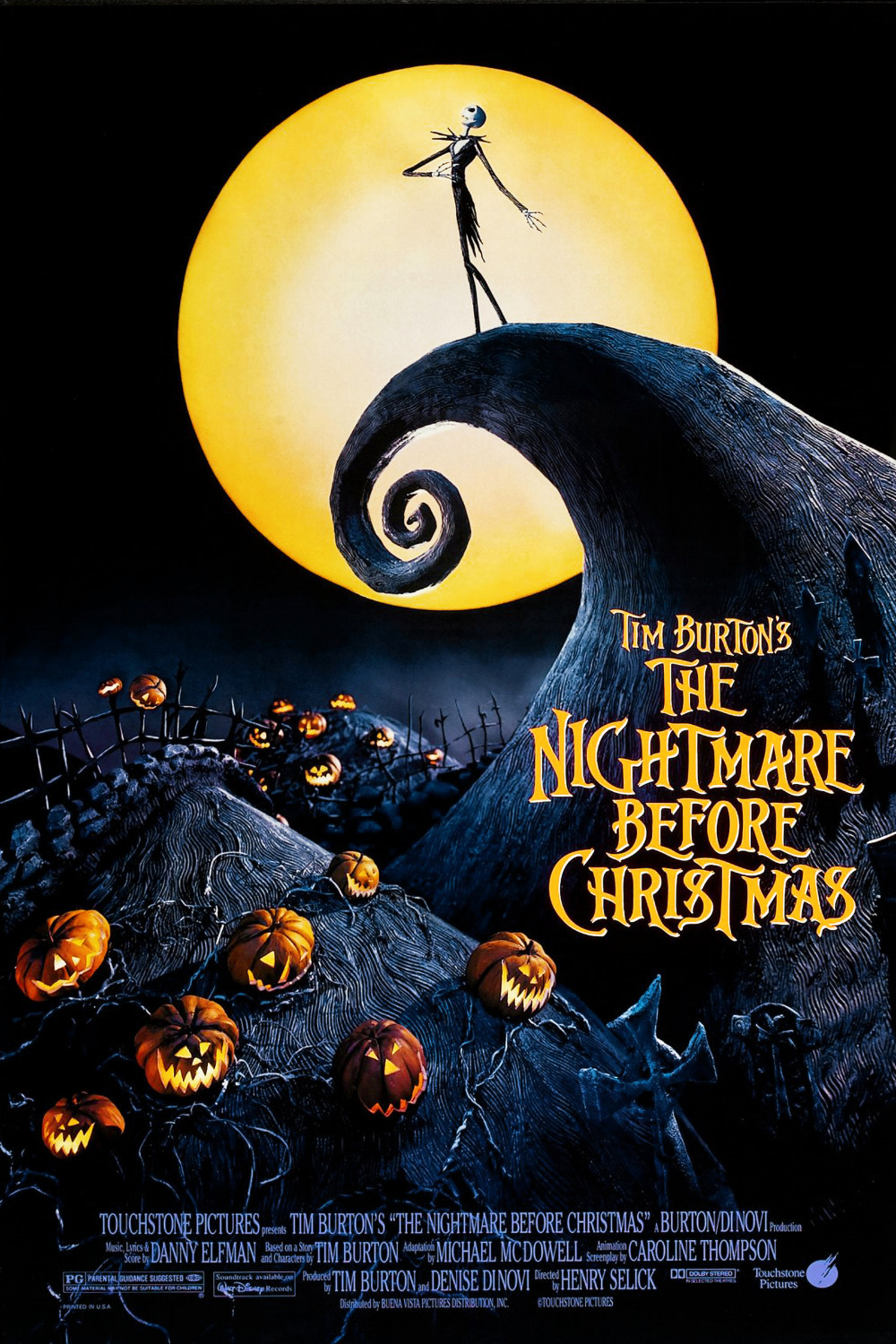 The Nightmare Before Christmas (1993) Tim Burton Chris Sarandon