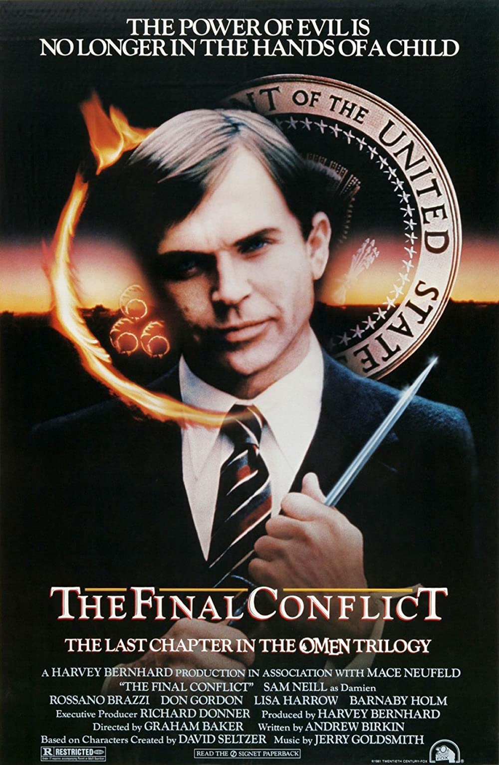The Omen 3 III - The Final Conflict (1981) Sam Neill Don Gordan