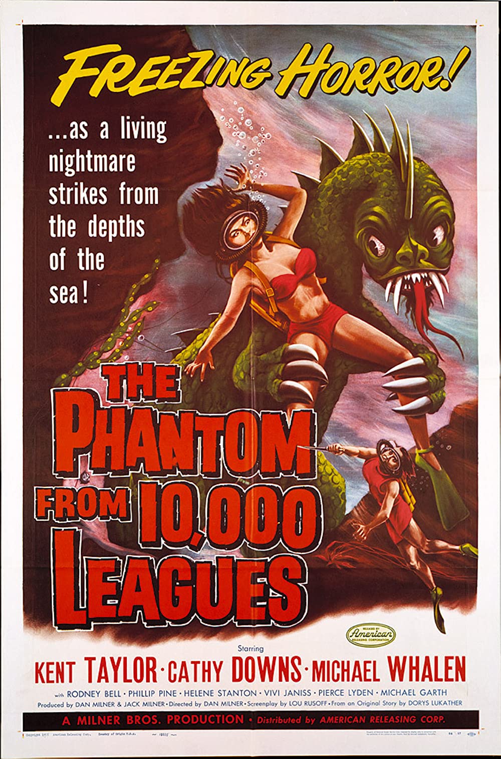 The Phantom From 10 000 Leagues (1955) Kent Taylor Cathy Downs