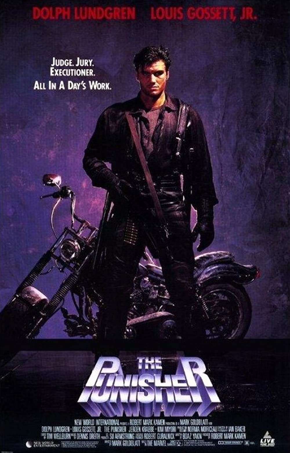 The Punisher (1989) Dolph Lundgren Louis Gossett Jr