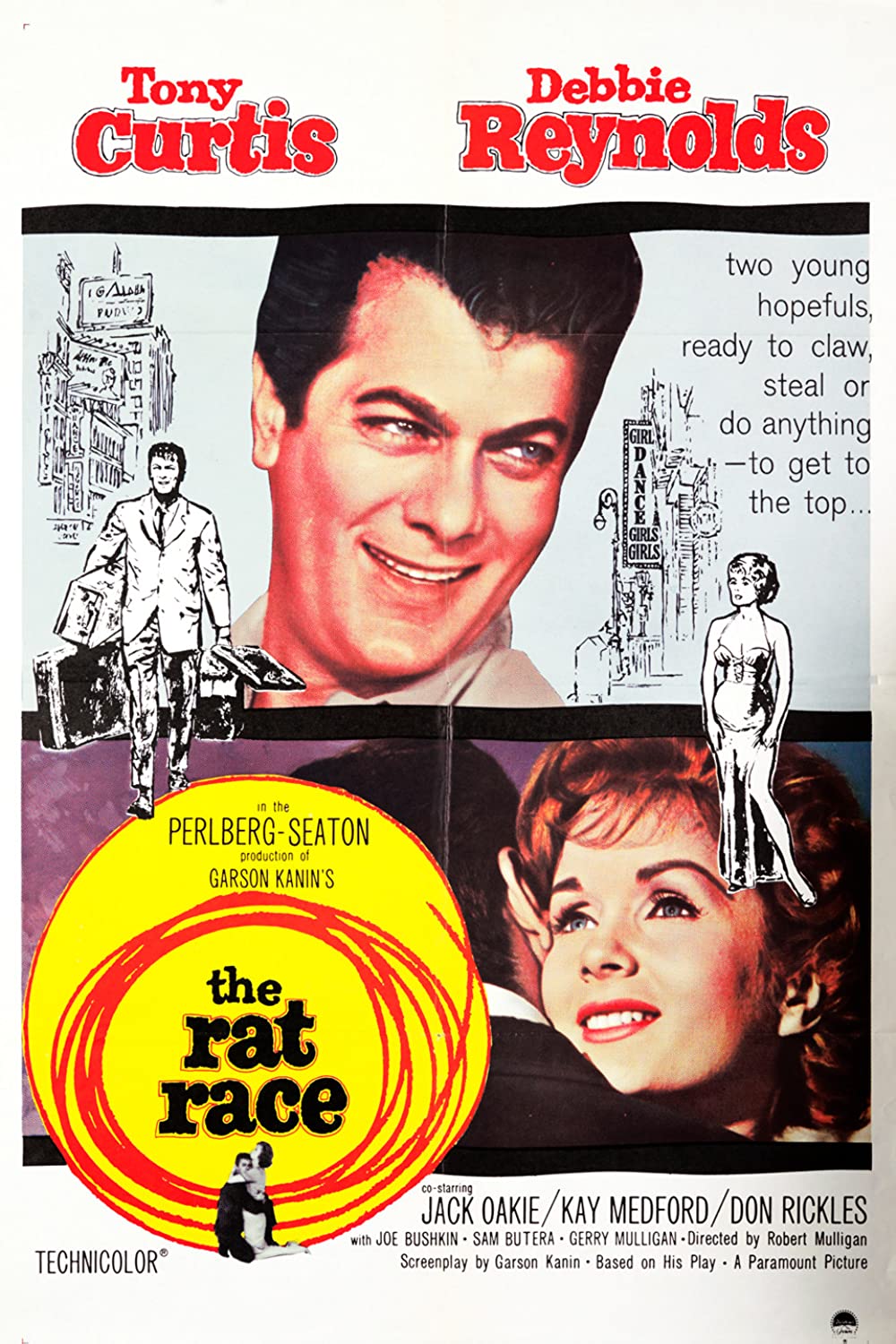 The Rat Race (1960) Tony Curtis Debbie Reynolds