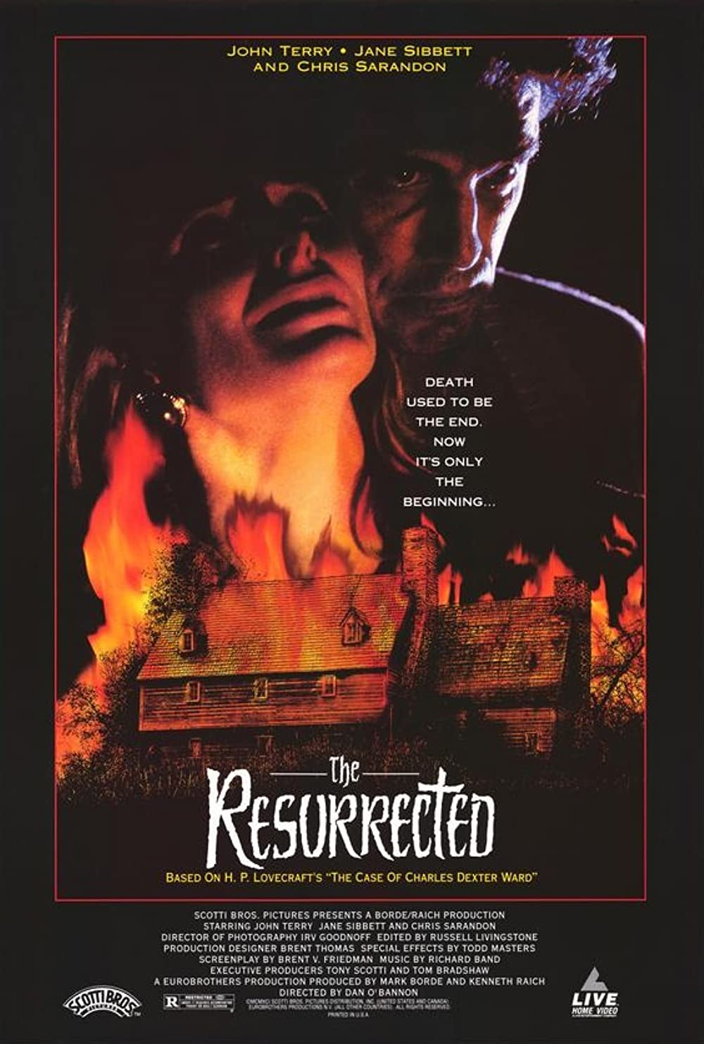 The Resurrected (1991) Chris Sarandon HP Lovecraft