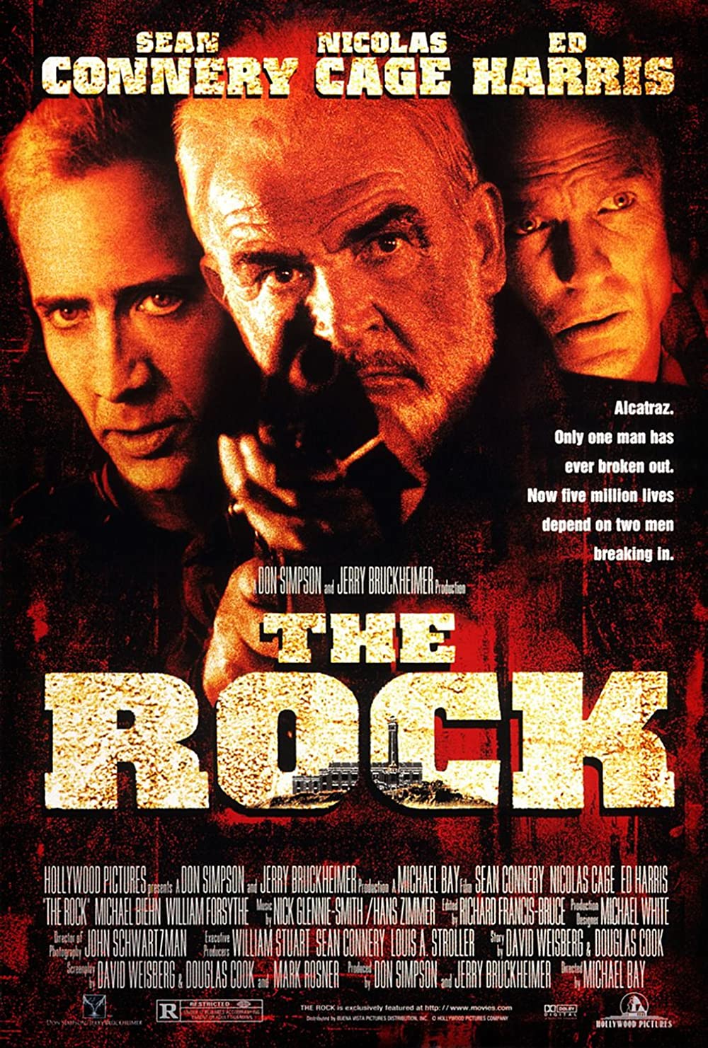 The Rock (1996) Sean Connery Nicolas Cage Ed Harris