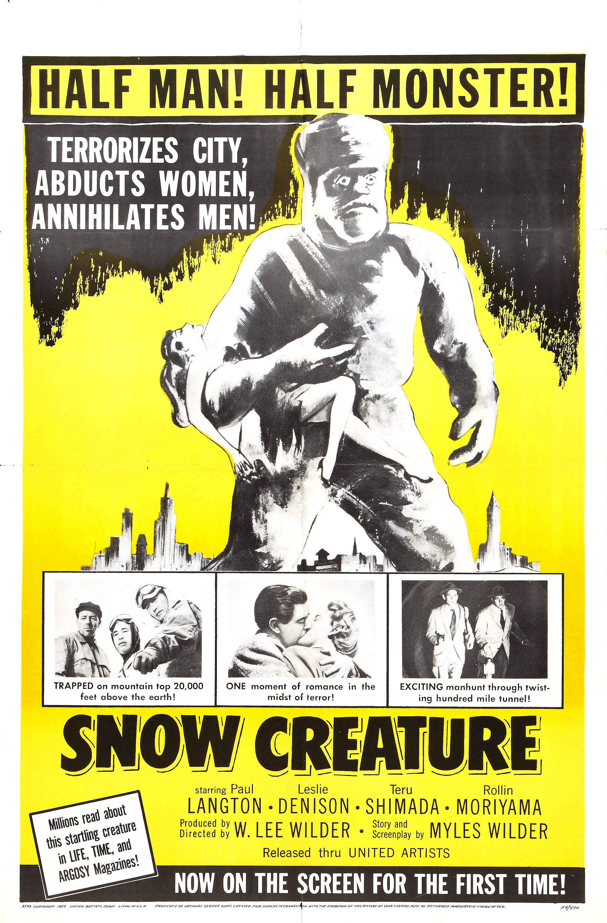 The Snow Creature (1954)