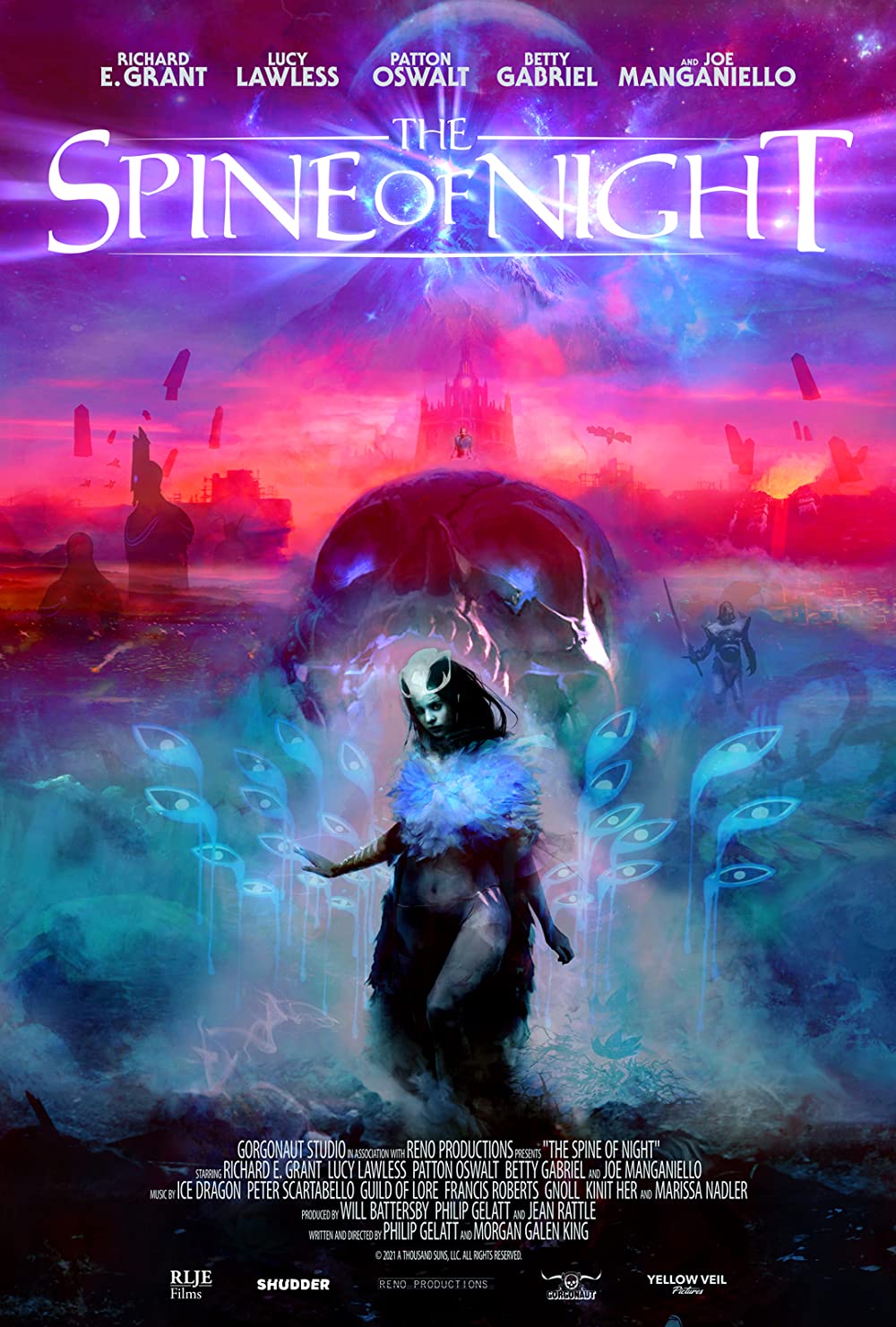 The Spine of Night (2021) Lucy Lawless Patton Oswalt Richard E Grant