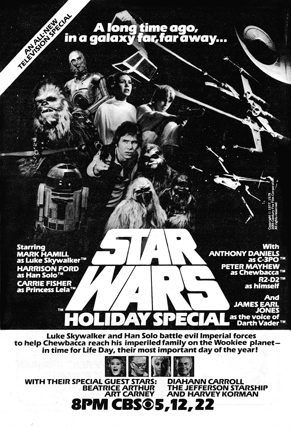 The Star Wars Holiday Special (1978) Mark Hamill Harrison Ford