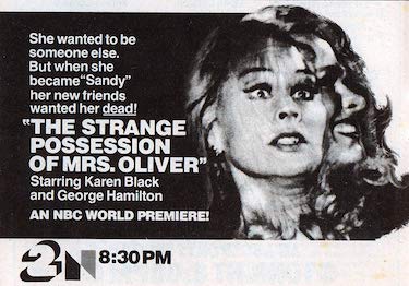 The Strange Possession of Mrs Oliver (1977) Karen Black George Hamilton