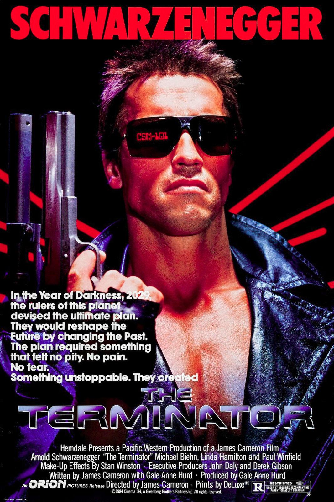The Terminator (1984) Arnold Schwarzenegger Linda Hamilton