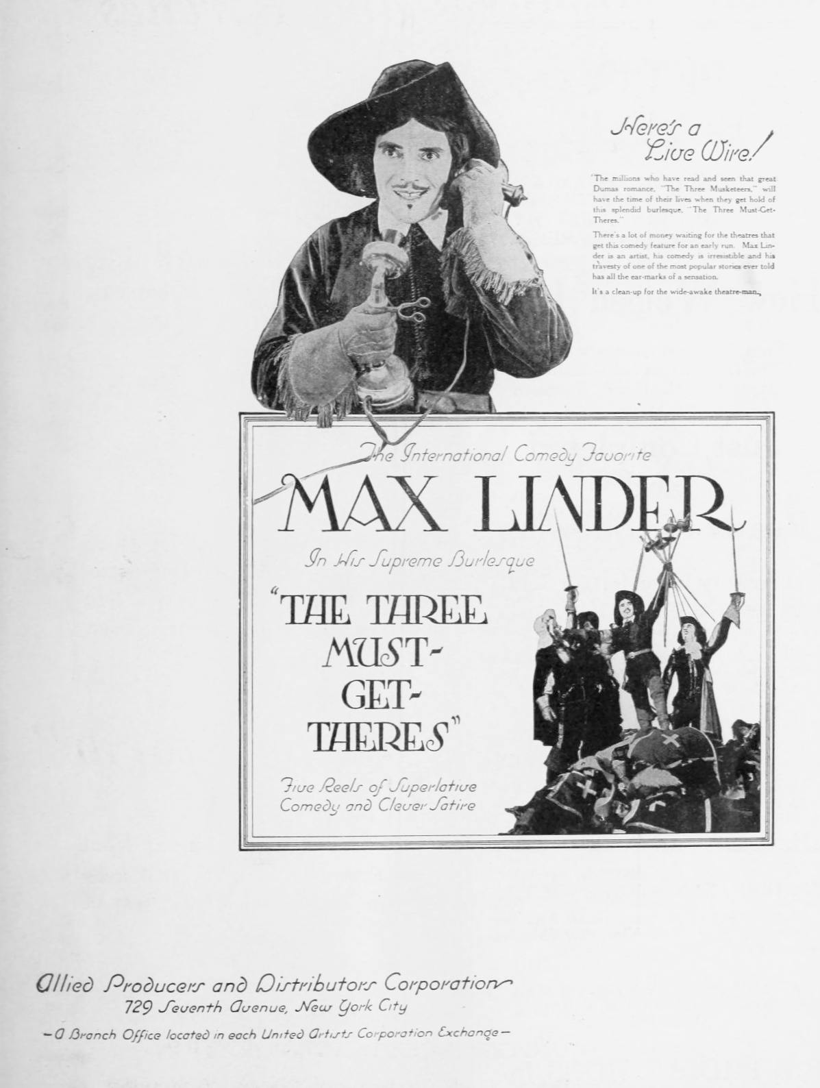 The Three Must-Get-Theres (1922)