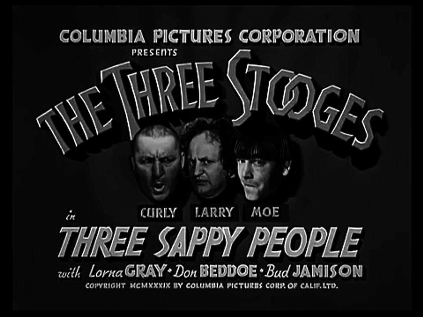 The Three Stooges - Three Sappy People (1939)