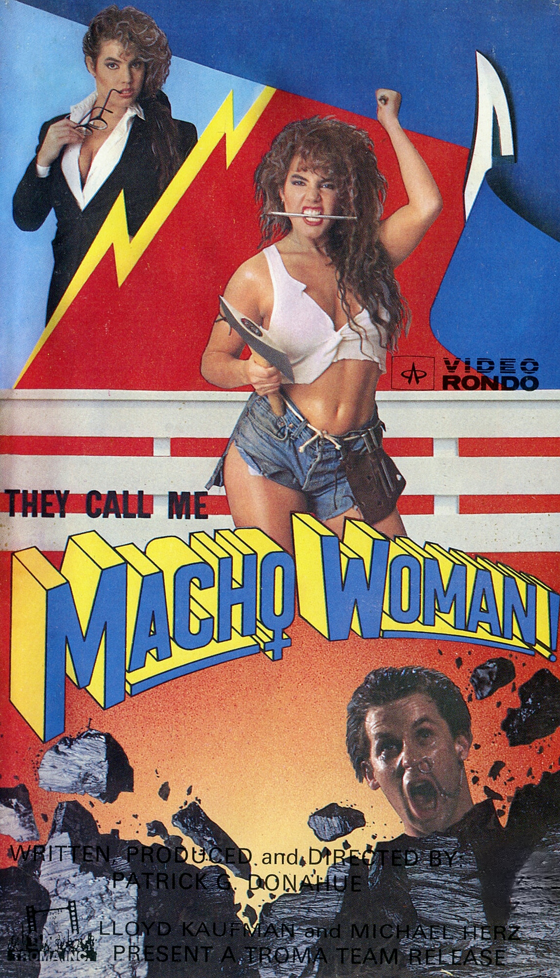They Call Me Macho Woman (1989) Troma Lloyd Kaufman