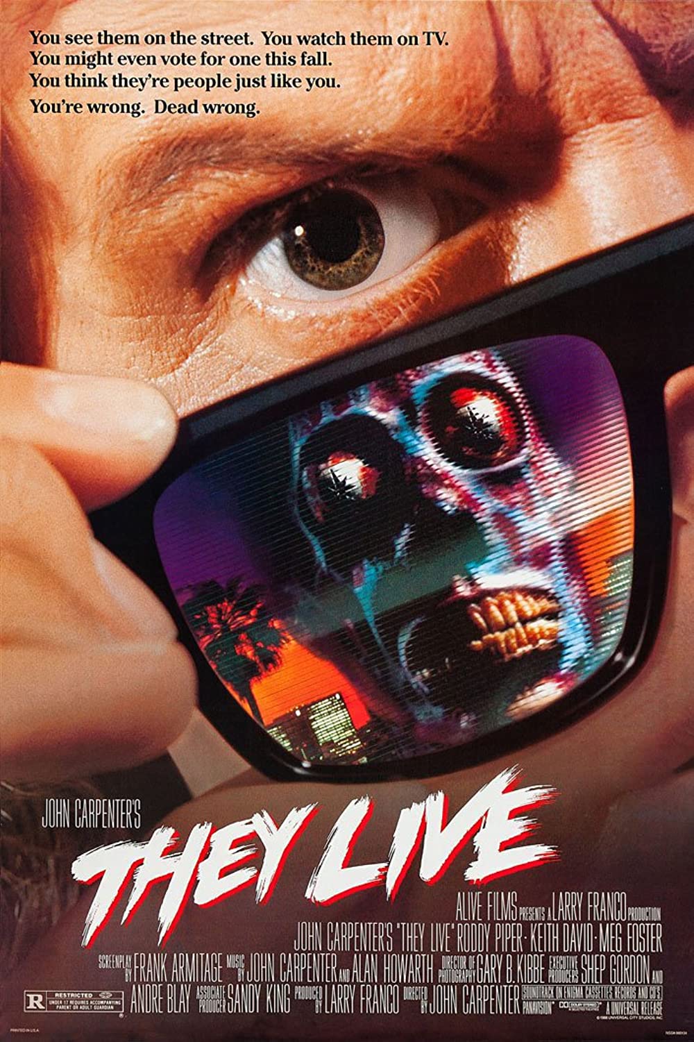 They Live (1988) Roddy Piper Keith David Meg Foster