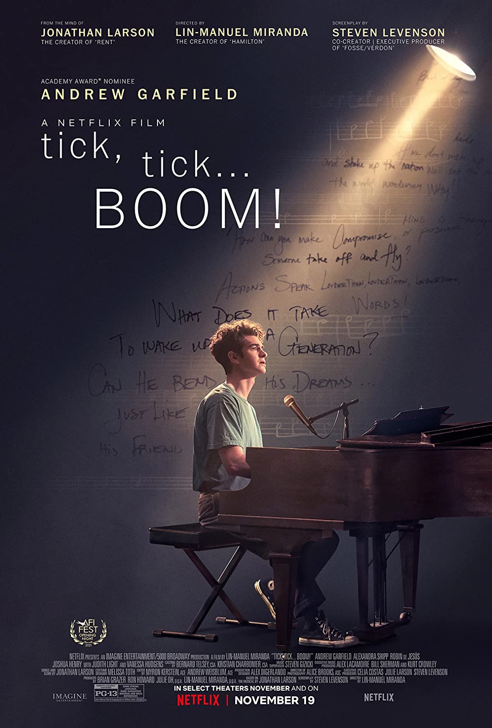 Tick Tick Boom (2021) Andrew Garfield Jonathan Larson