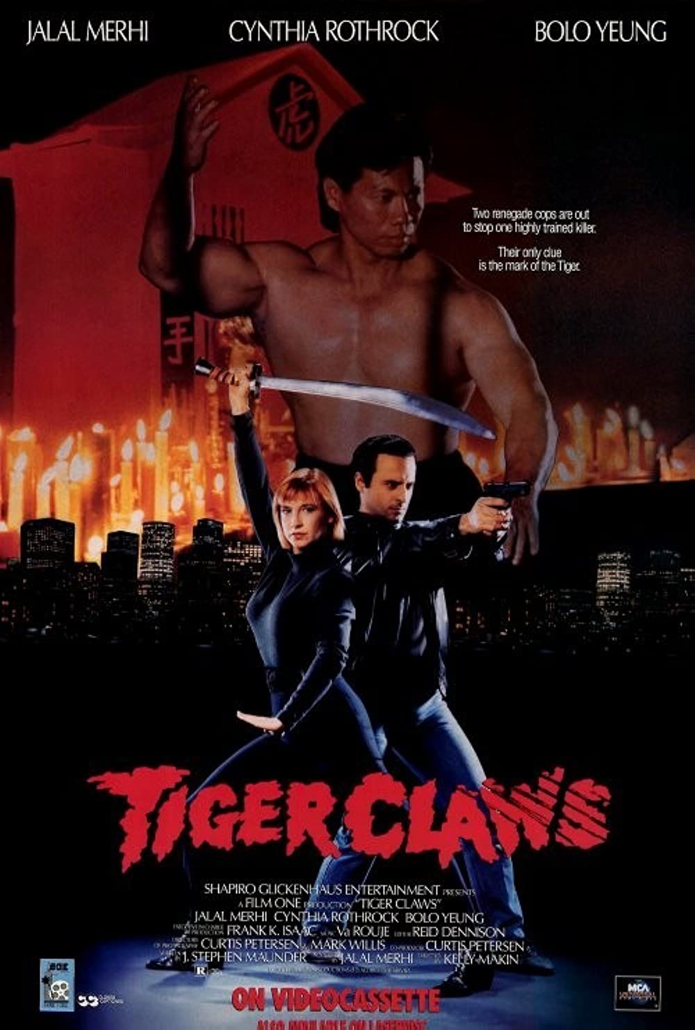 Tiger Claws (1991) Cynthia Rothrock Bolo Yeung Jalal Merhi
