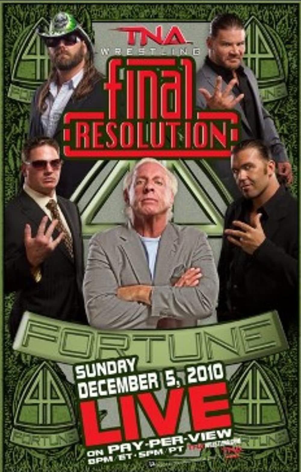 TNA Wrestling - Final Resolution (2010) Ric Flair WWE PPV