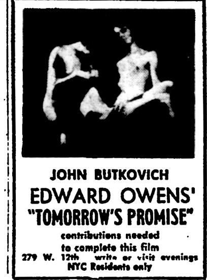 Tomorrow's Promise (1967) John Butkovich
