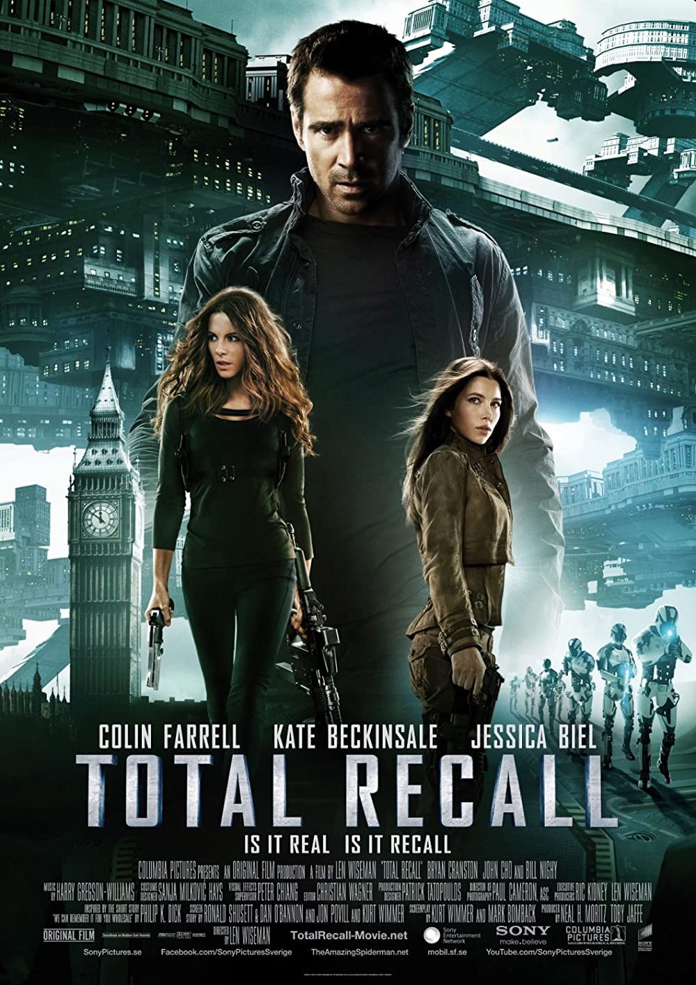 Total Recall (2012) Colin Farrell Kate Beckinsale Jessica Biel