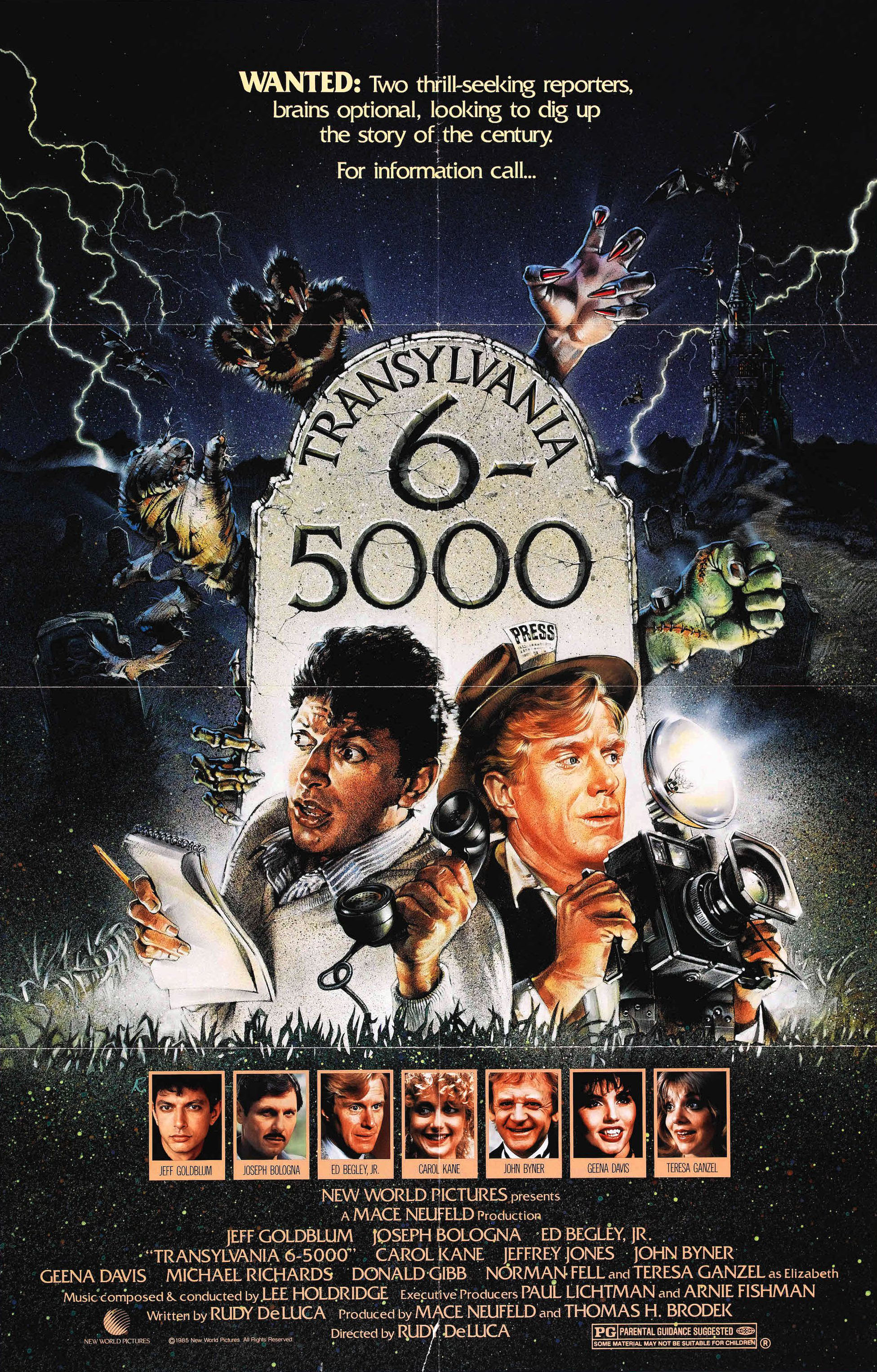 Transylvania 6-5000 (1985) Jeff Goldblum