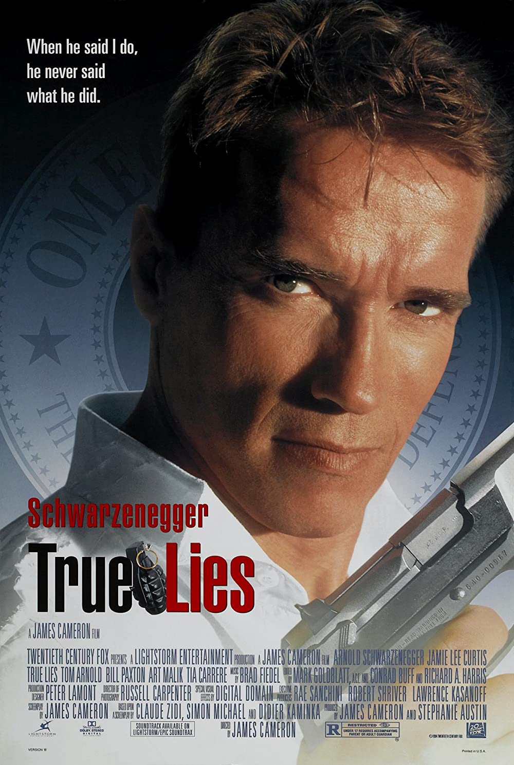 True Lies (1994) Tom Arnold Schearzenegger Jamie Lee Curtis