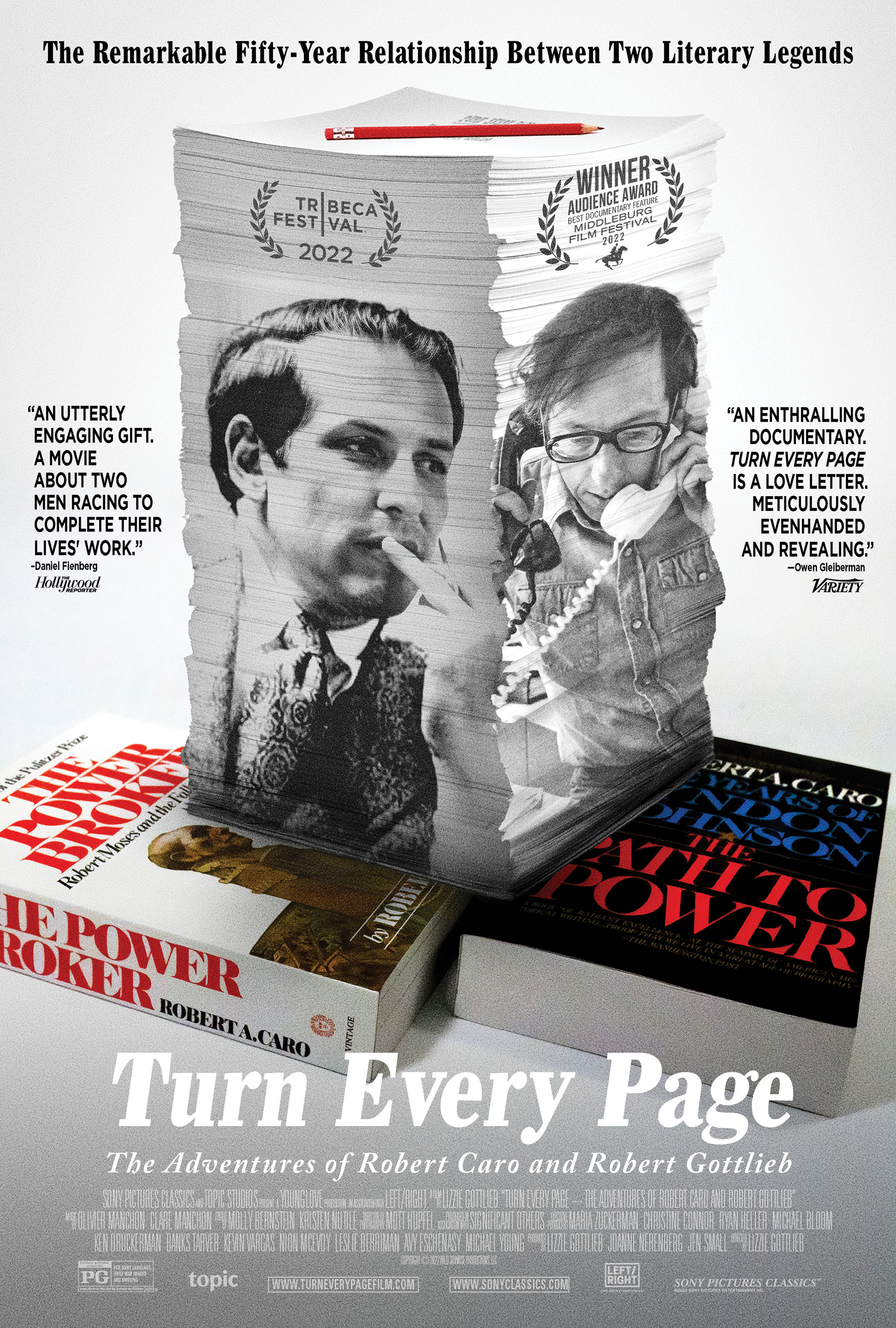 Turn Every Page - The Adventures Of Robert Caro And Robert Gottlieb (2022)