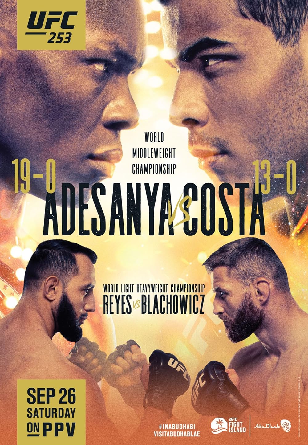 UFC 253 - Adesanya vs. Costa (2020)