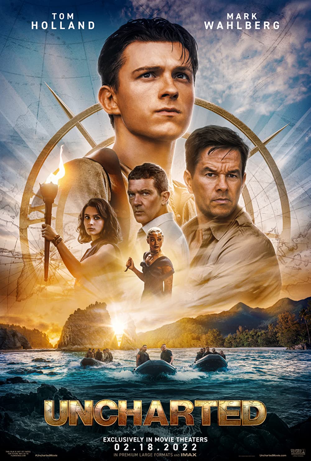 Uncharted (2022) Tom Holland Mark Wahlberg