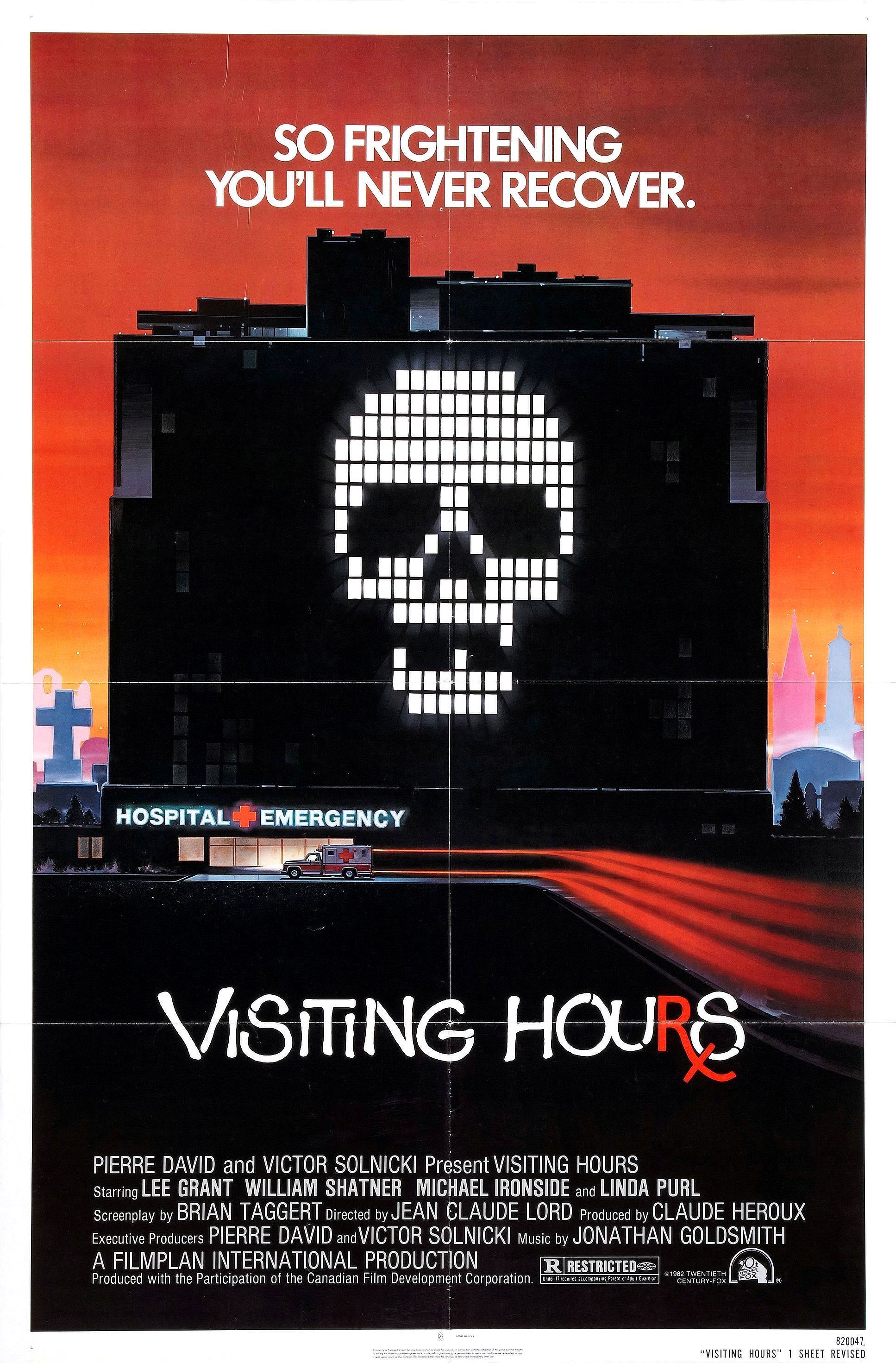 Visiting Hours (1982) Peter David Lee Grant William Shatner