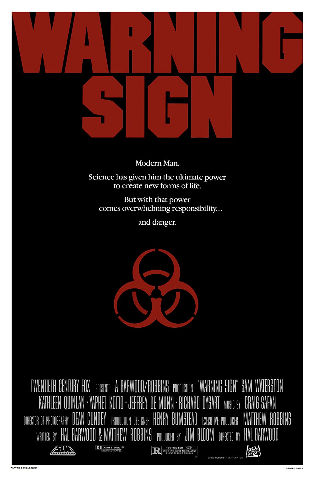 Warning Sign (1985)