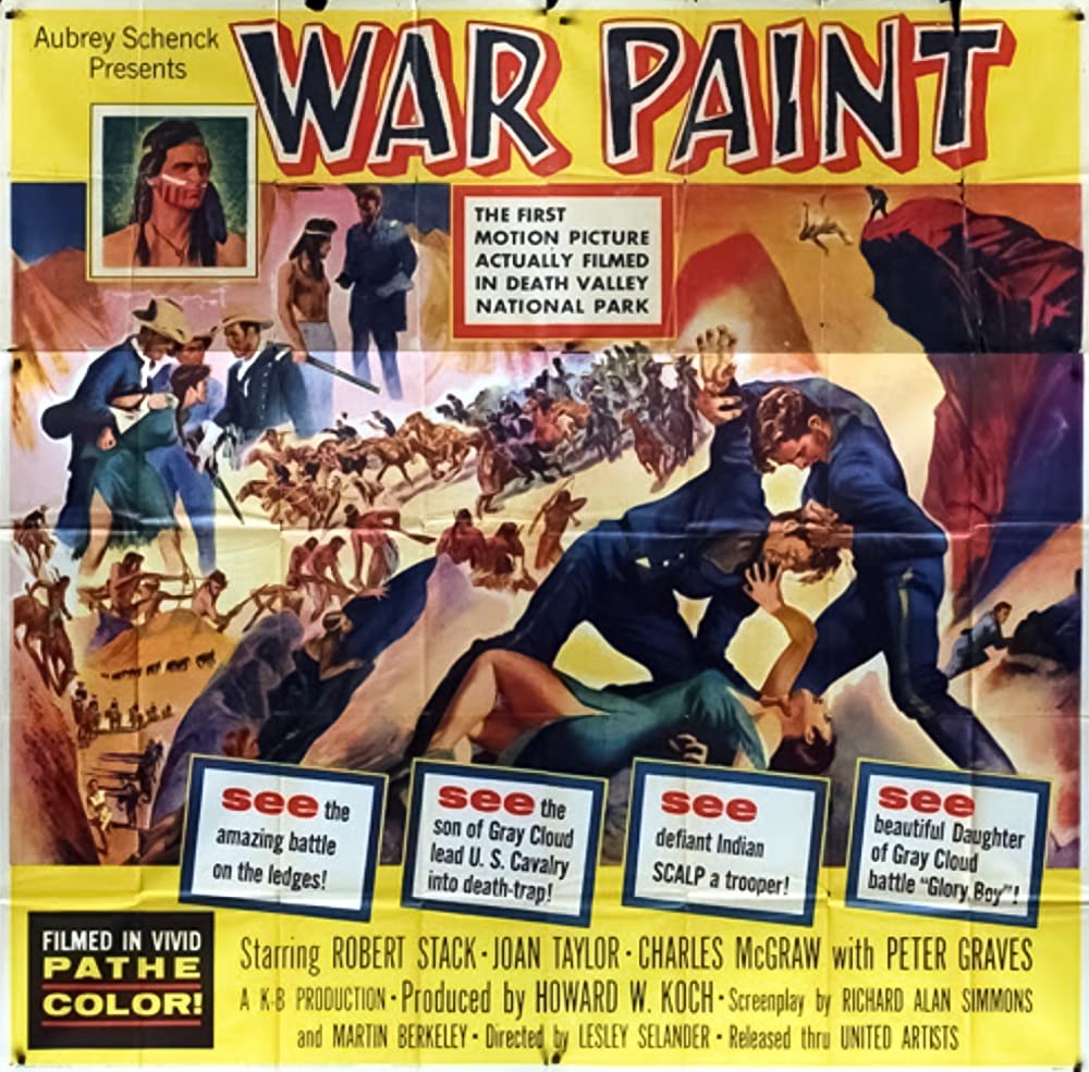 War Paint (1953) Robert Stack Peter Graves