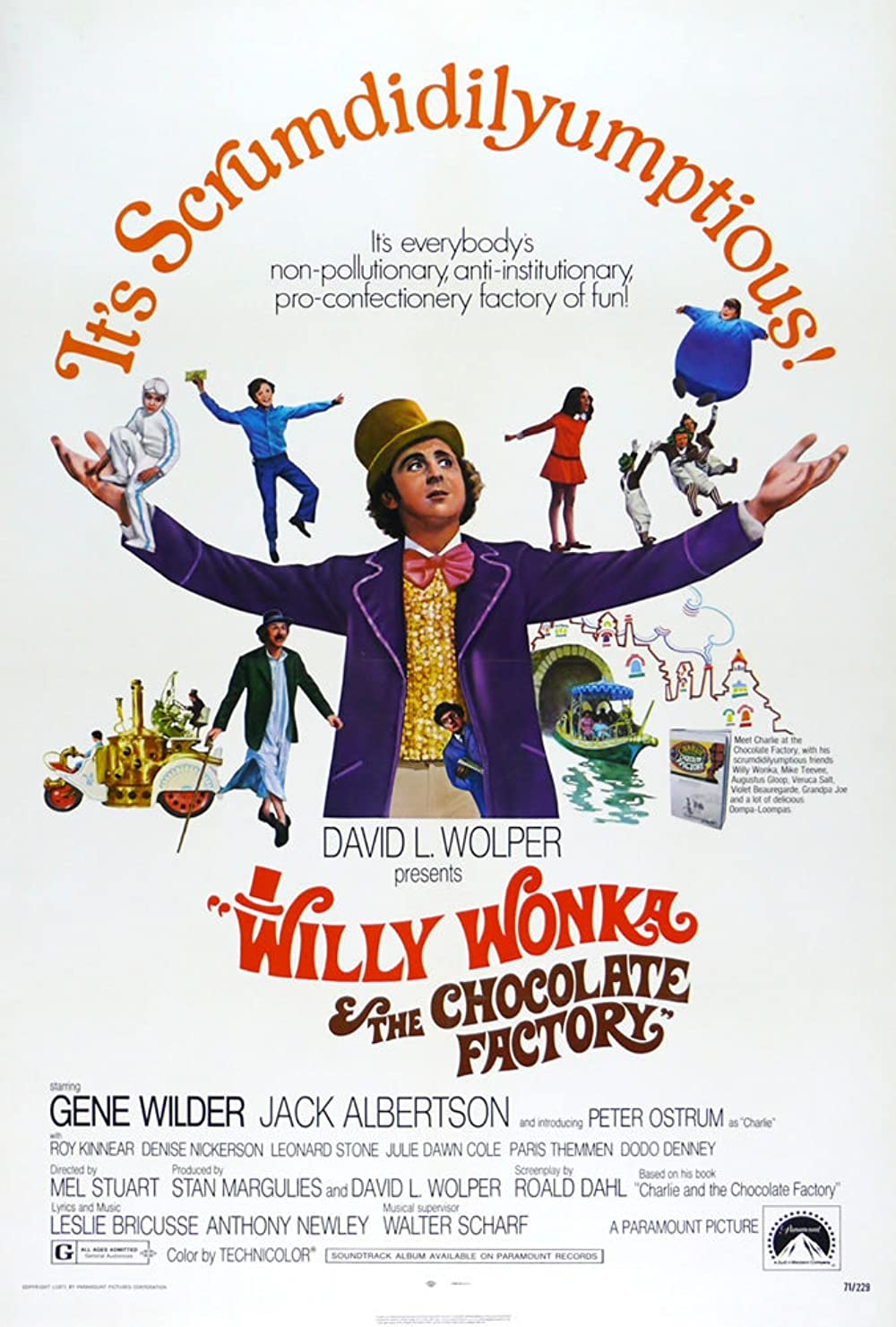 Willy Wonka and the Chocolate Factory (1971) Gene Wilder Peter Ostrum