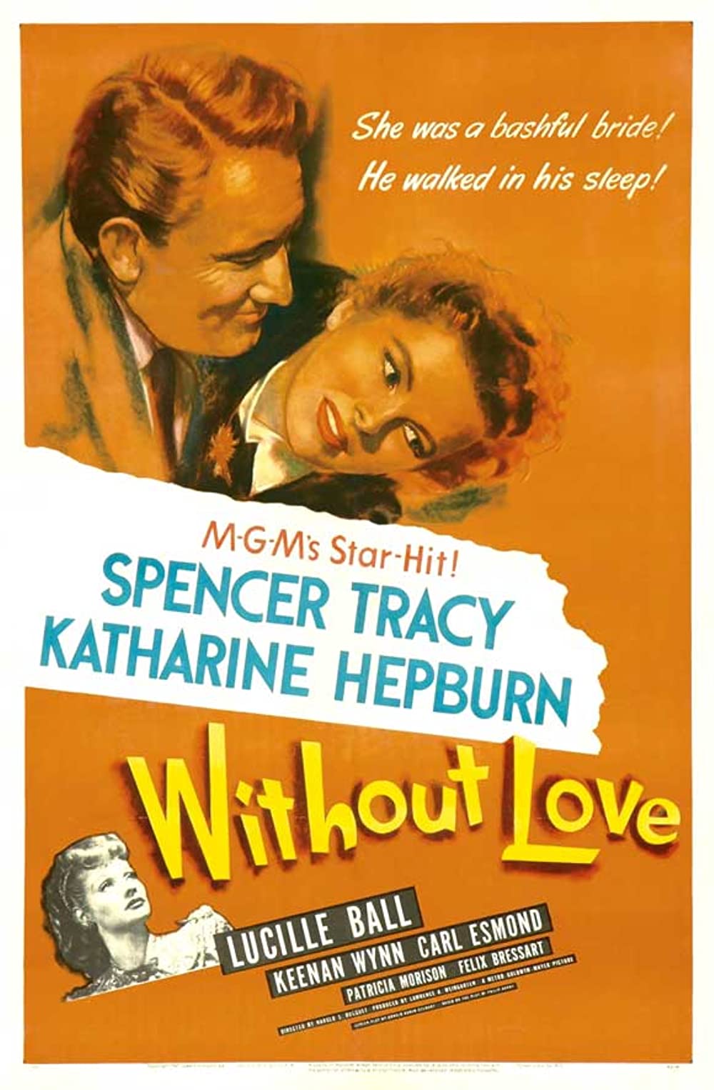 Without Love (1945) Spencer Tracy Katharine Hepburn