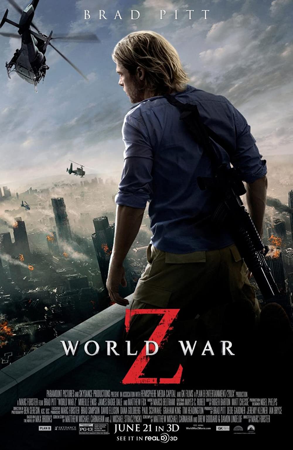 World War Z (2013) Brad Pitt