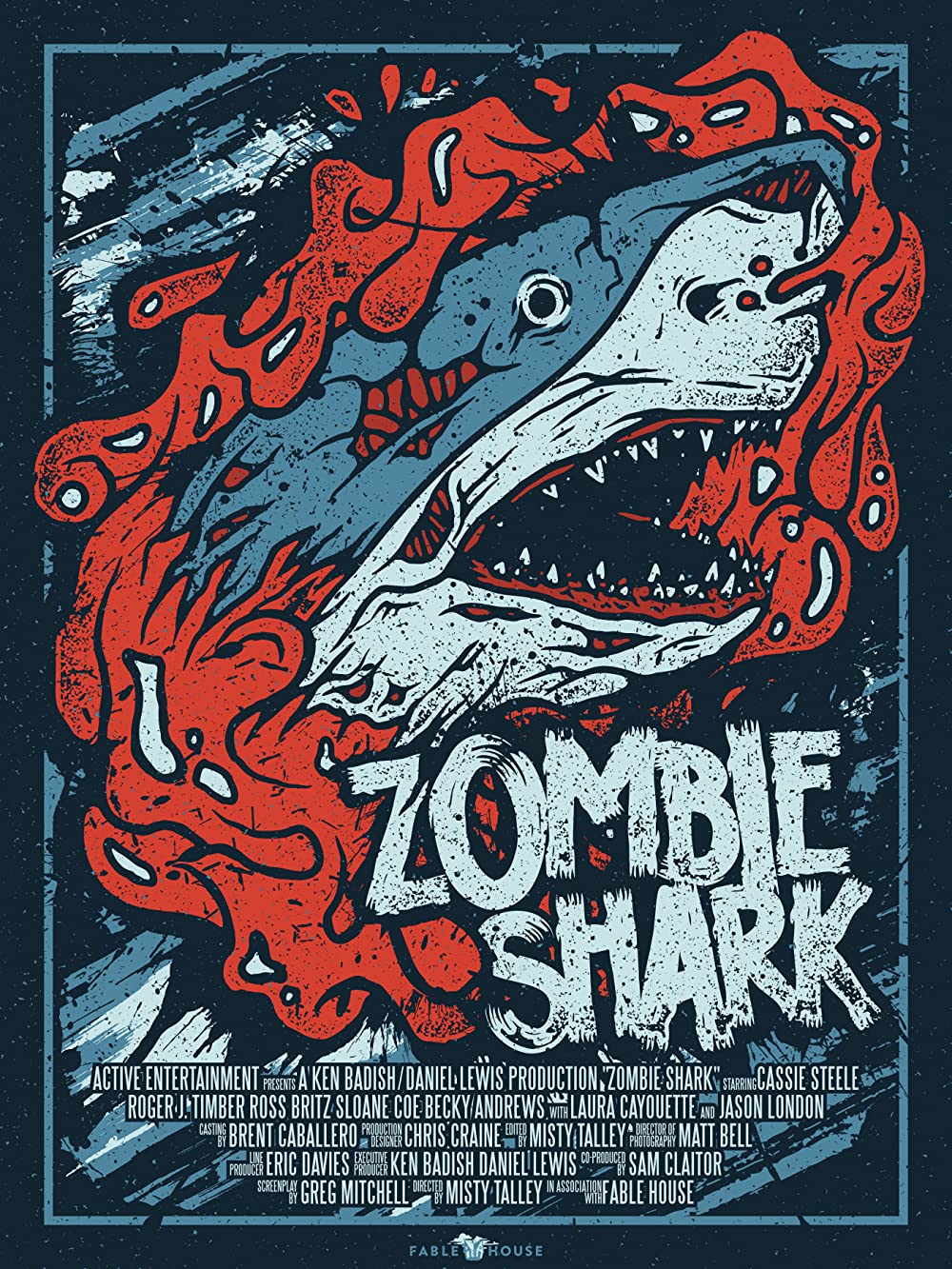 Zombie Shark (2015) Shark Island Cassie Steele