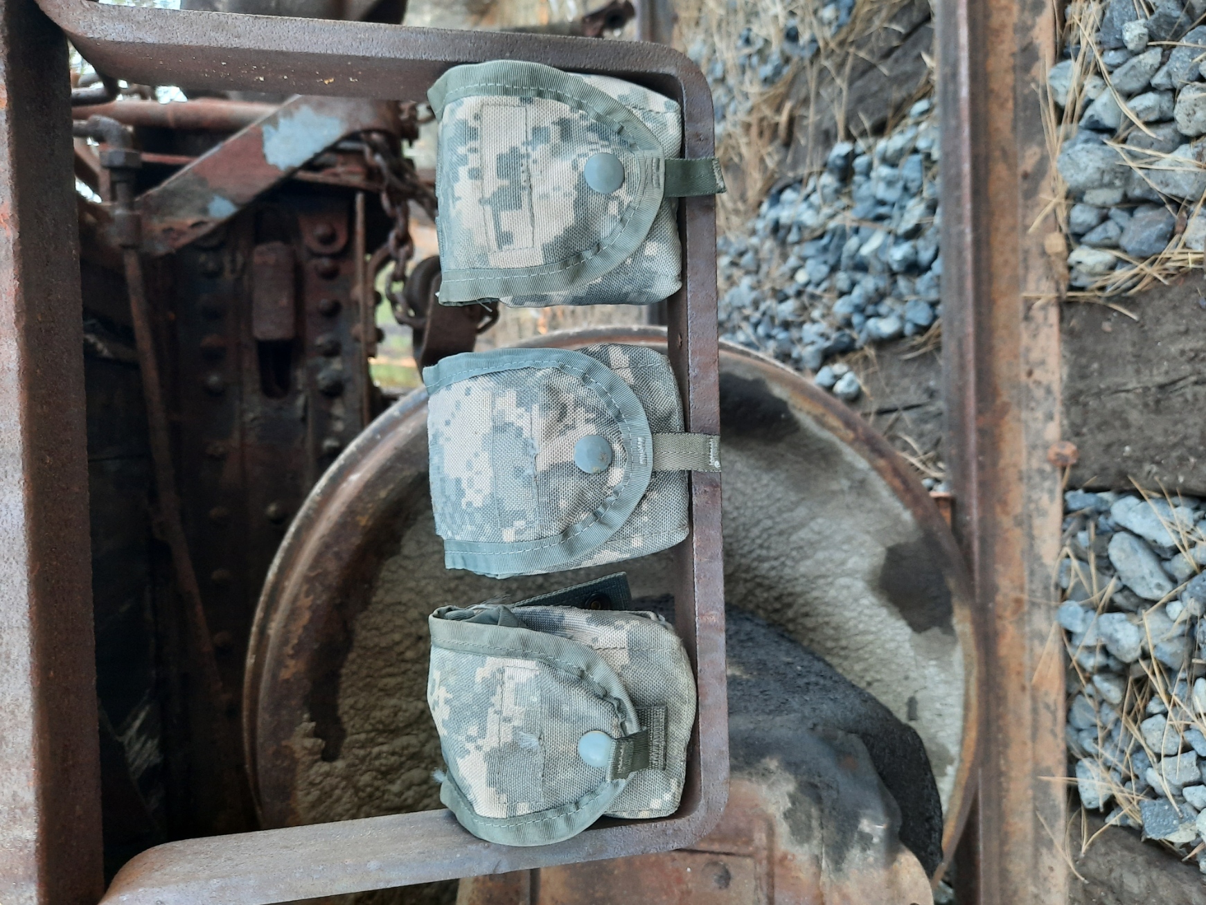 Surplus Camo Belt Pouch/First Aid Kit