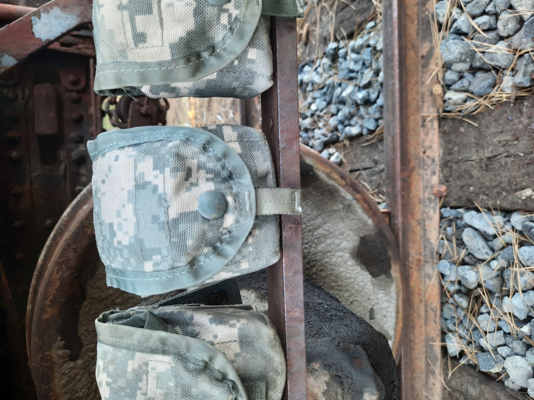 Surplus Camo Belt Pouch/First Aid Kit