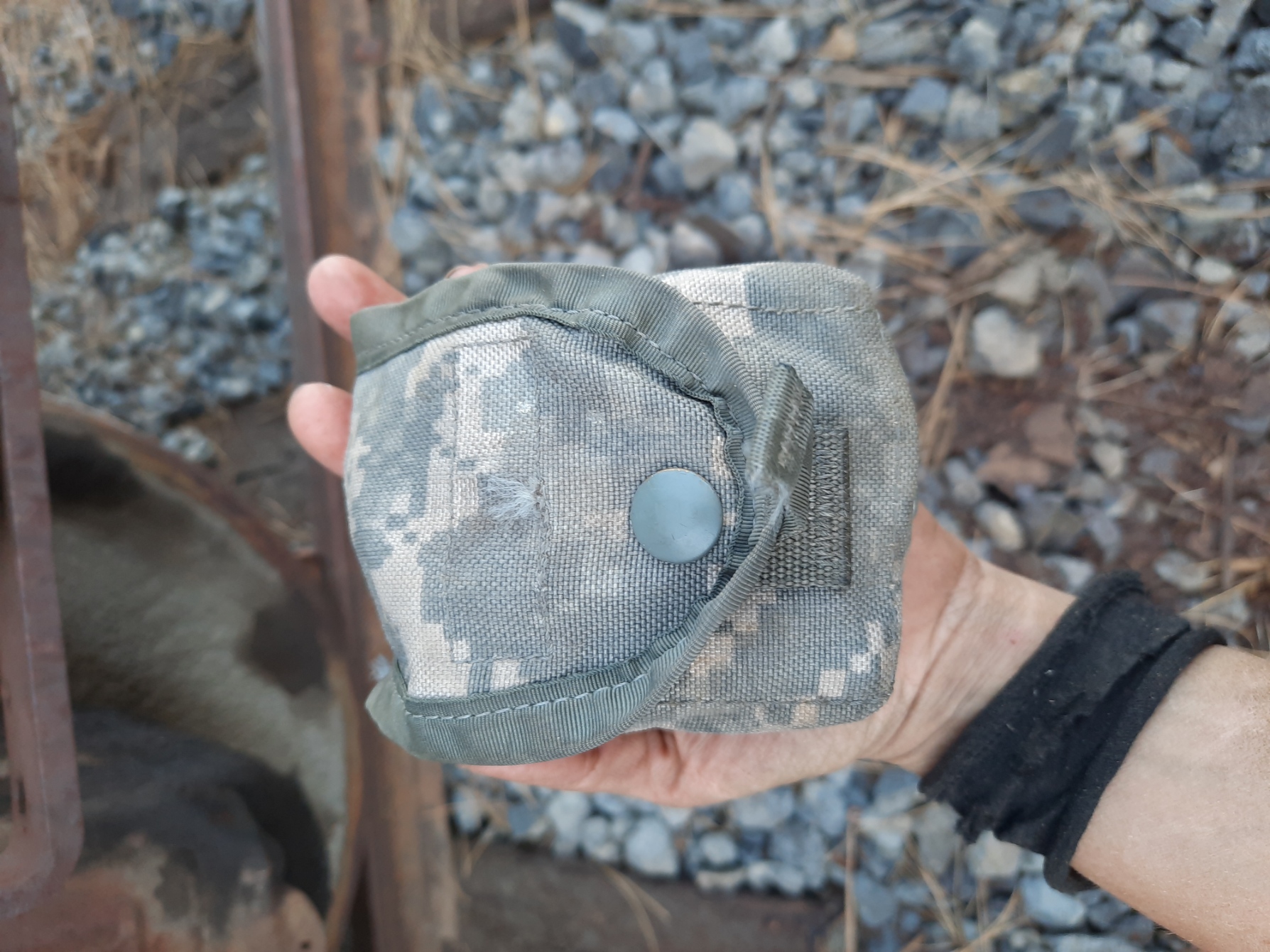 Surplus Camo Belt Pouch/First Aid Kit