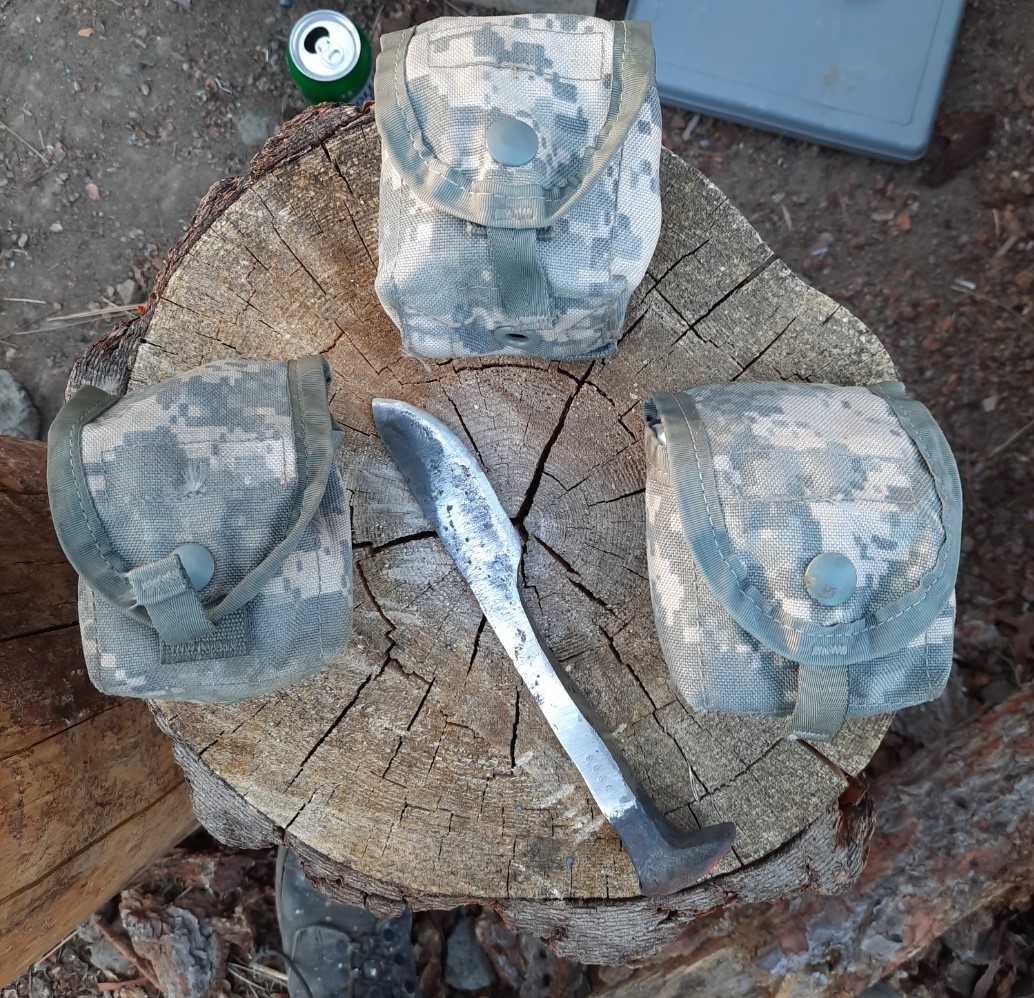 Surplus Camo Belt Pouch/First Aid Kit