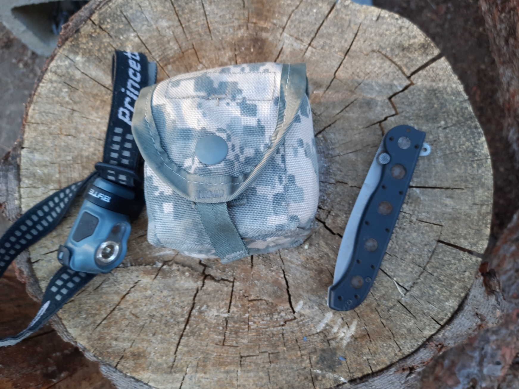 Surplus Camo Belt Pouch/First Aid Kit