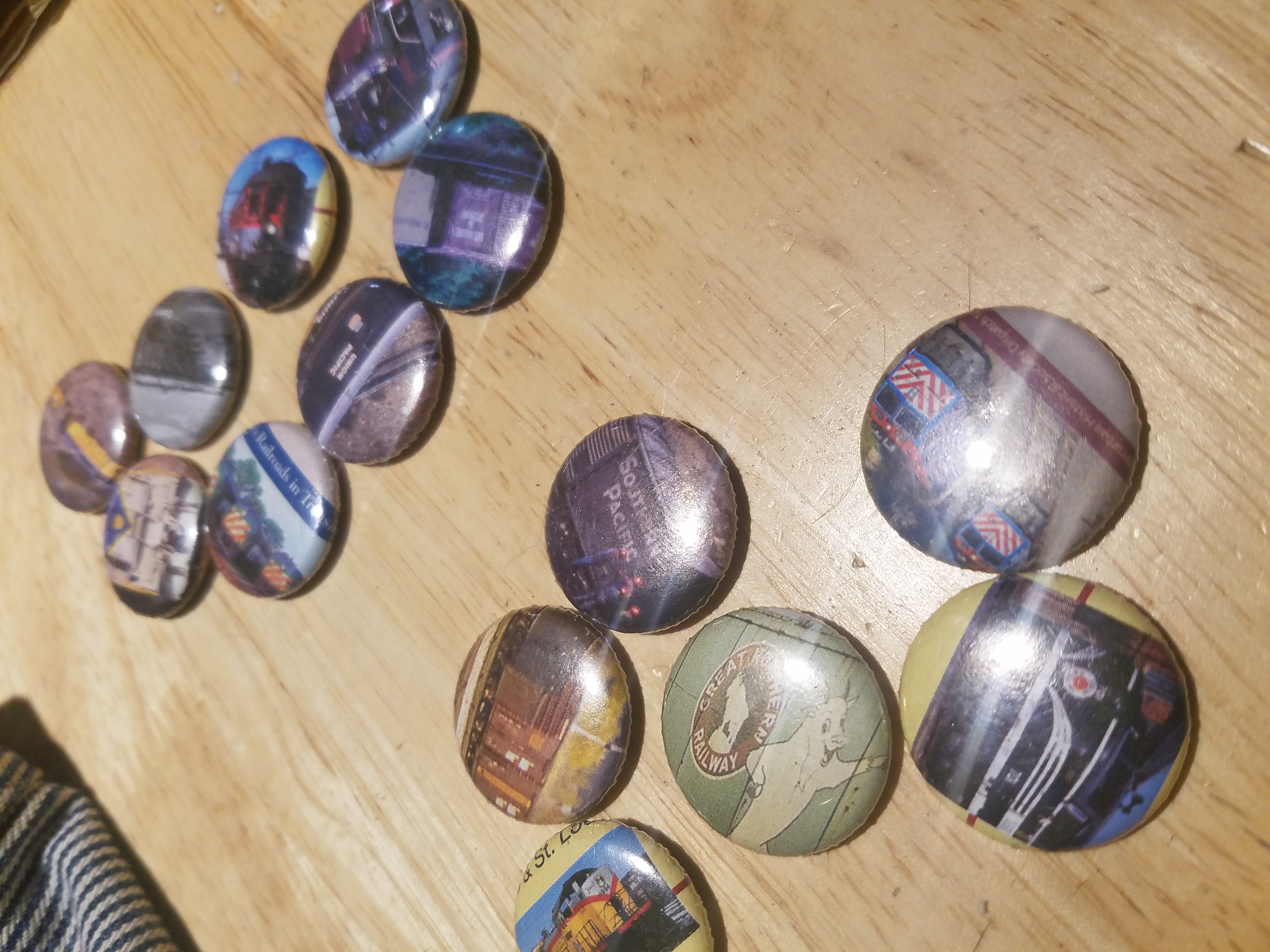 1" Train Pins