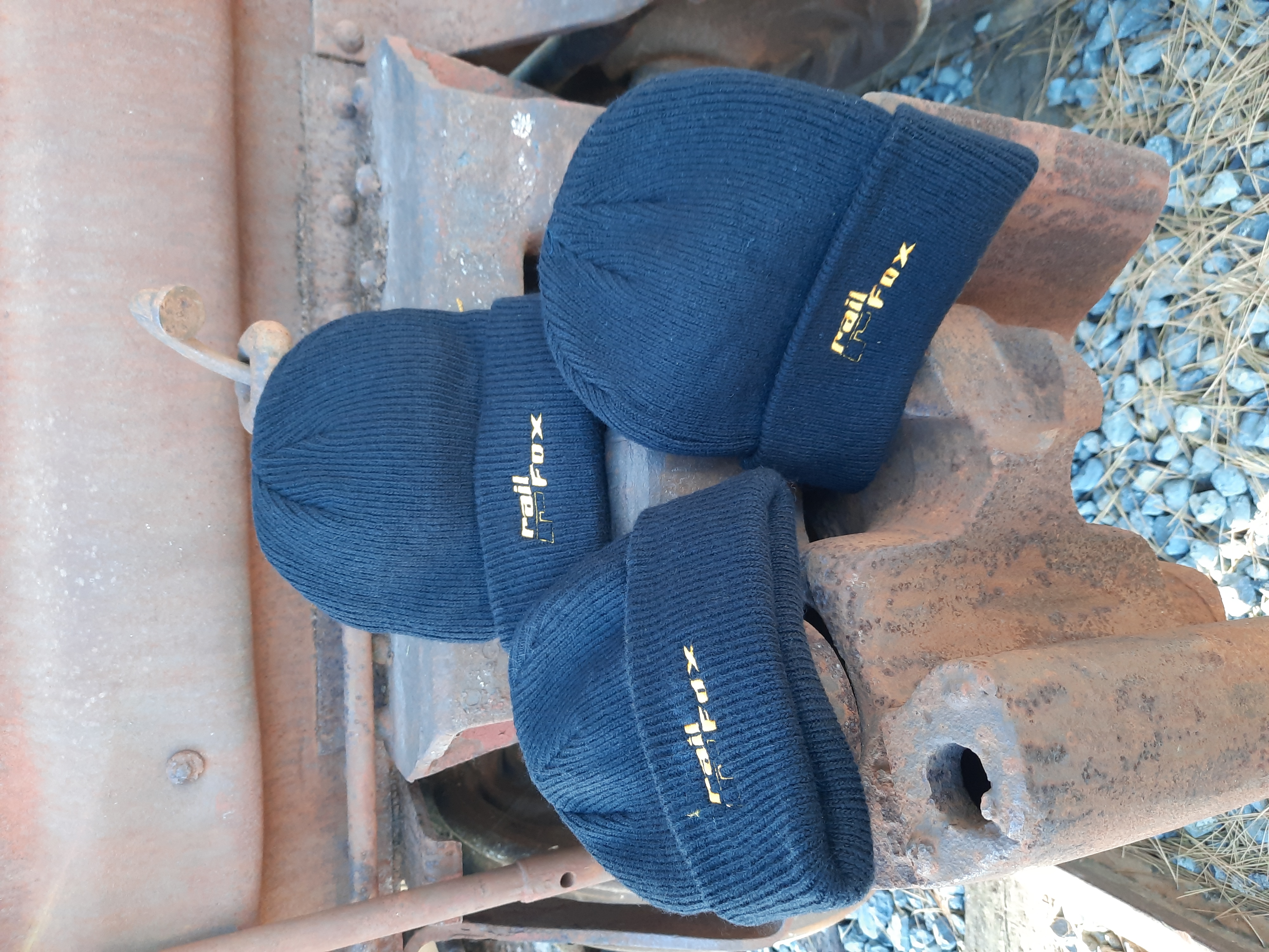 Merino Wool Rail Fox beanies