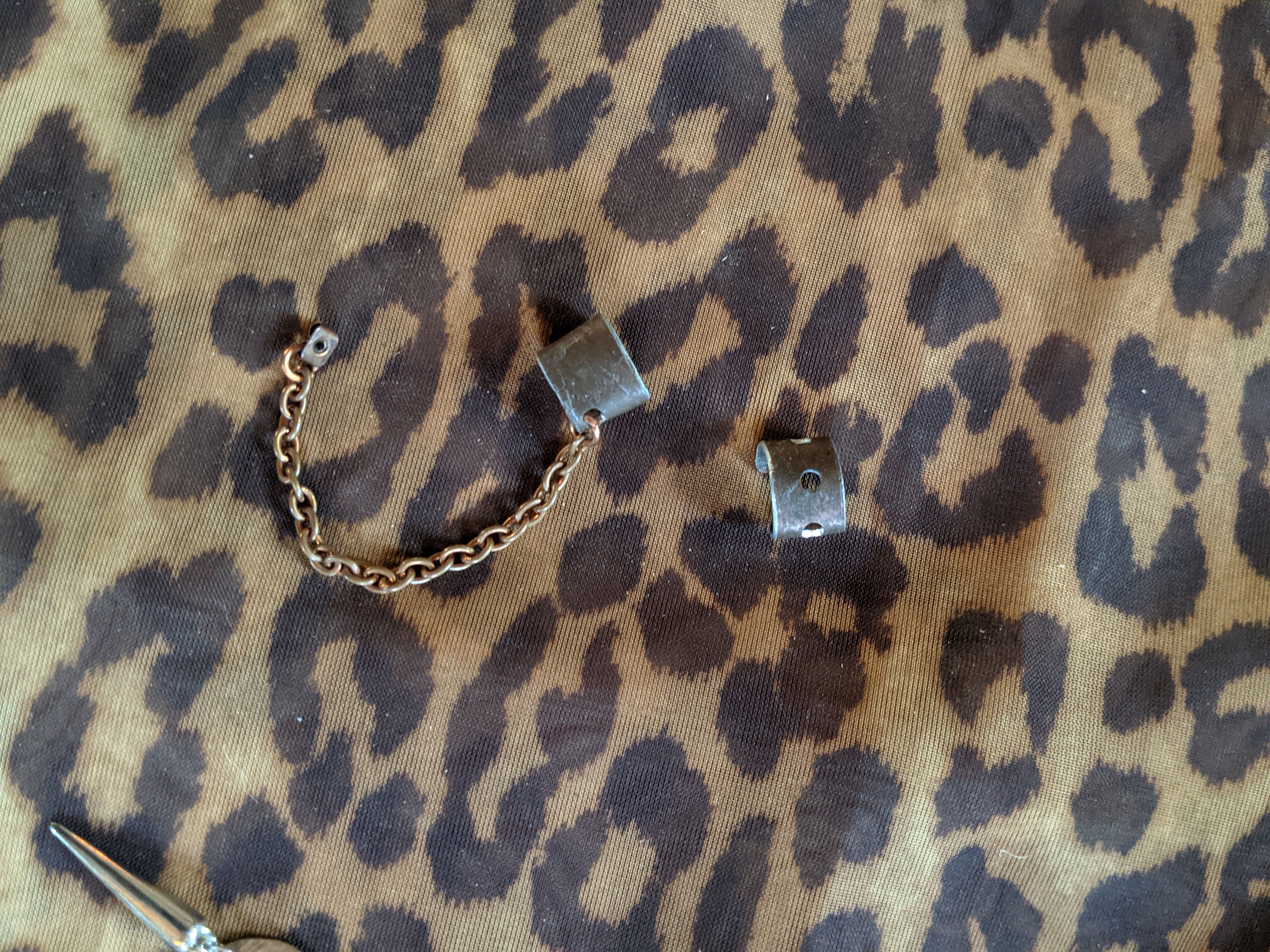 Smashed Penny ear cuff
