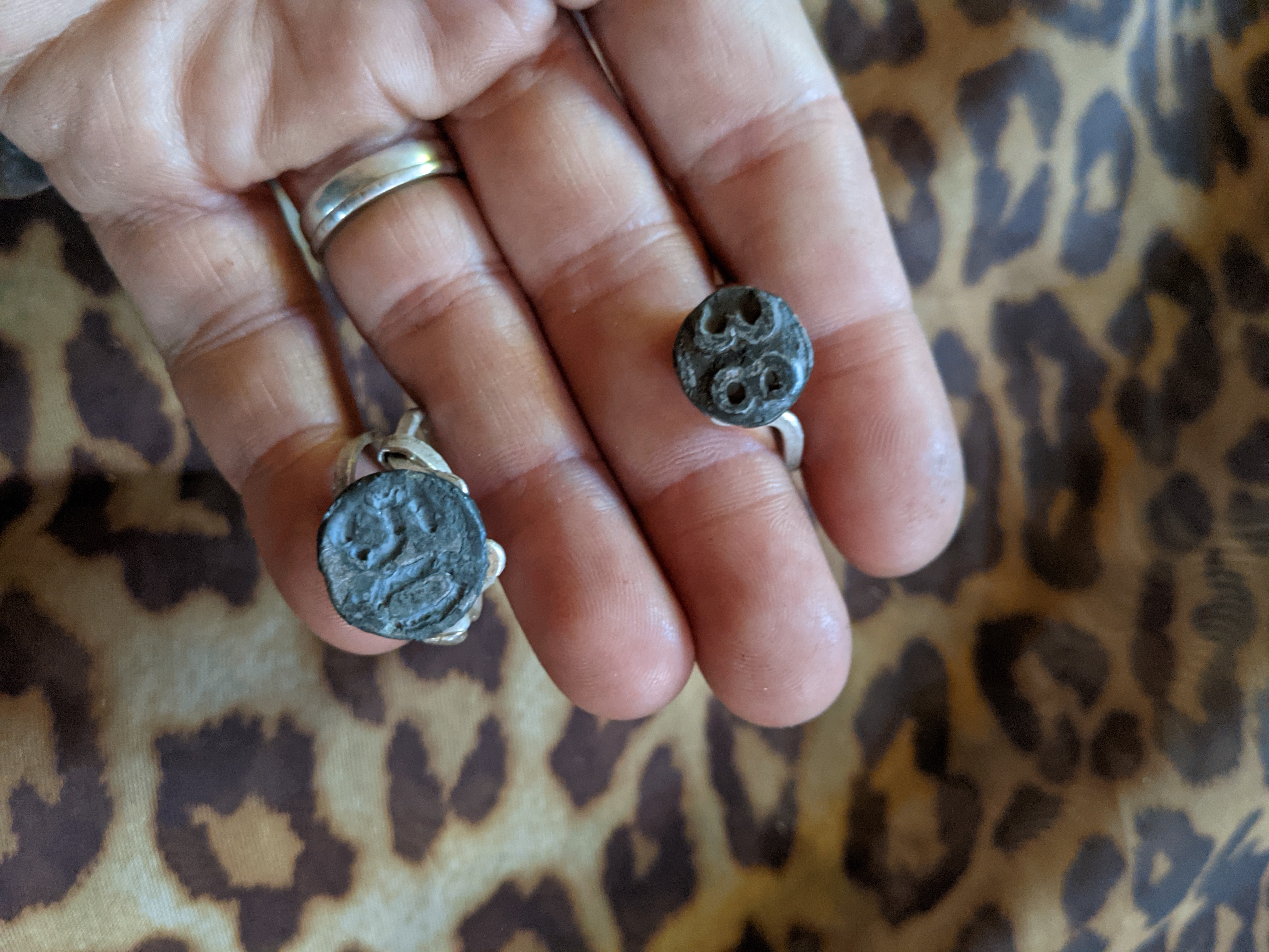 Smashed Penny ear cuff