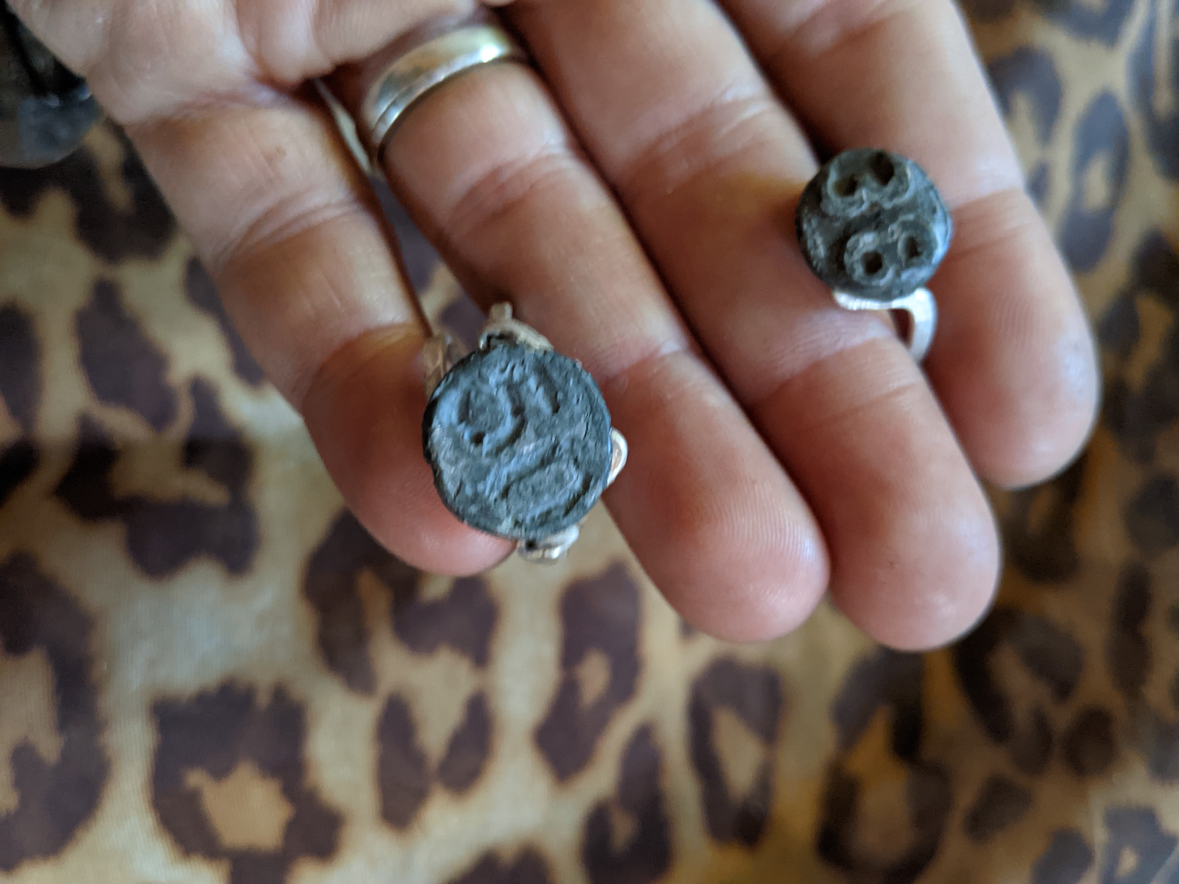 Smashed Penny ear cuff