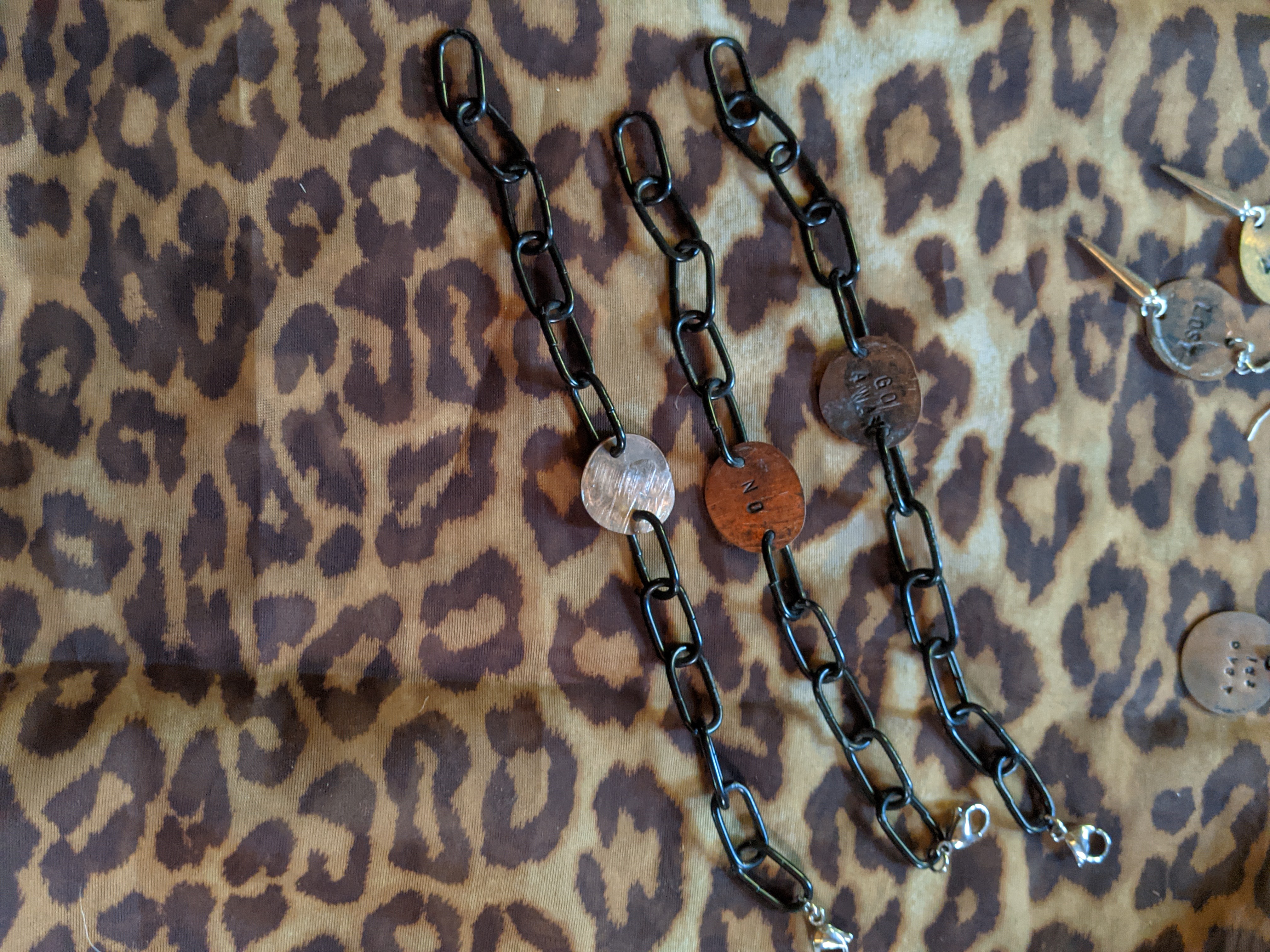 Smashed Penny ear cuff
