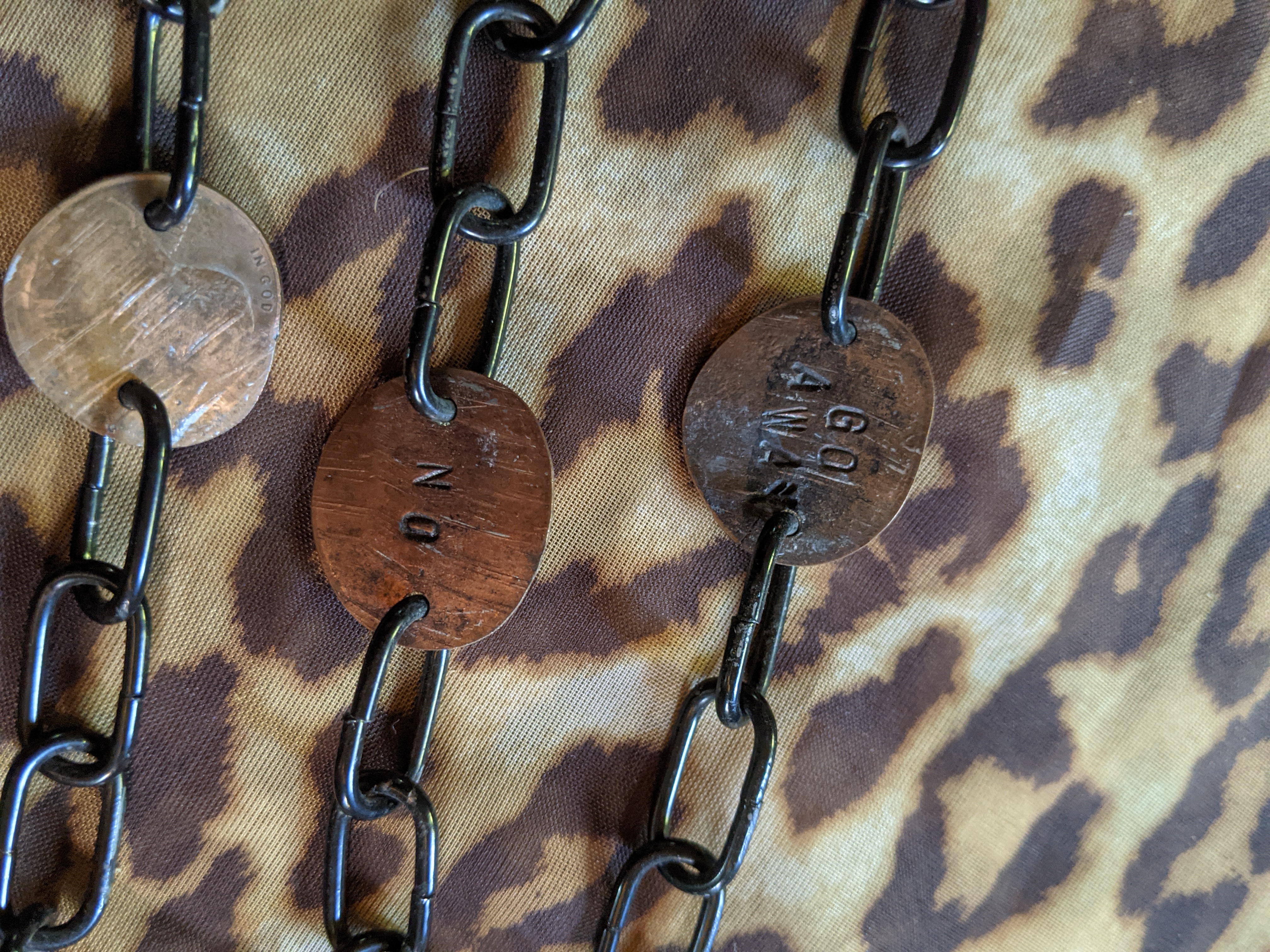 Smashed Penny ear cuff