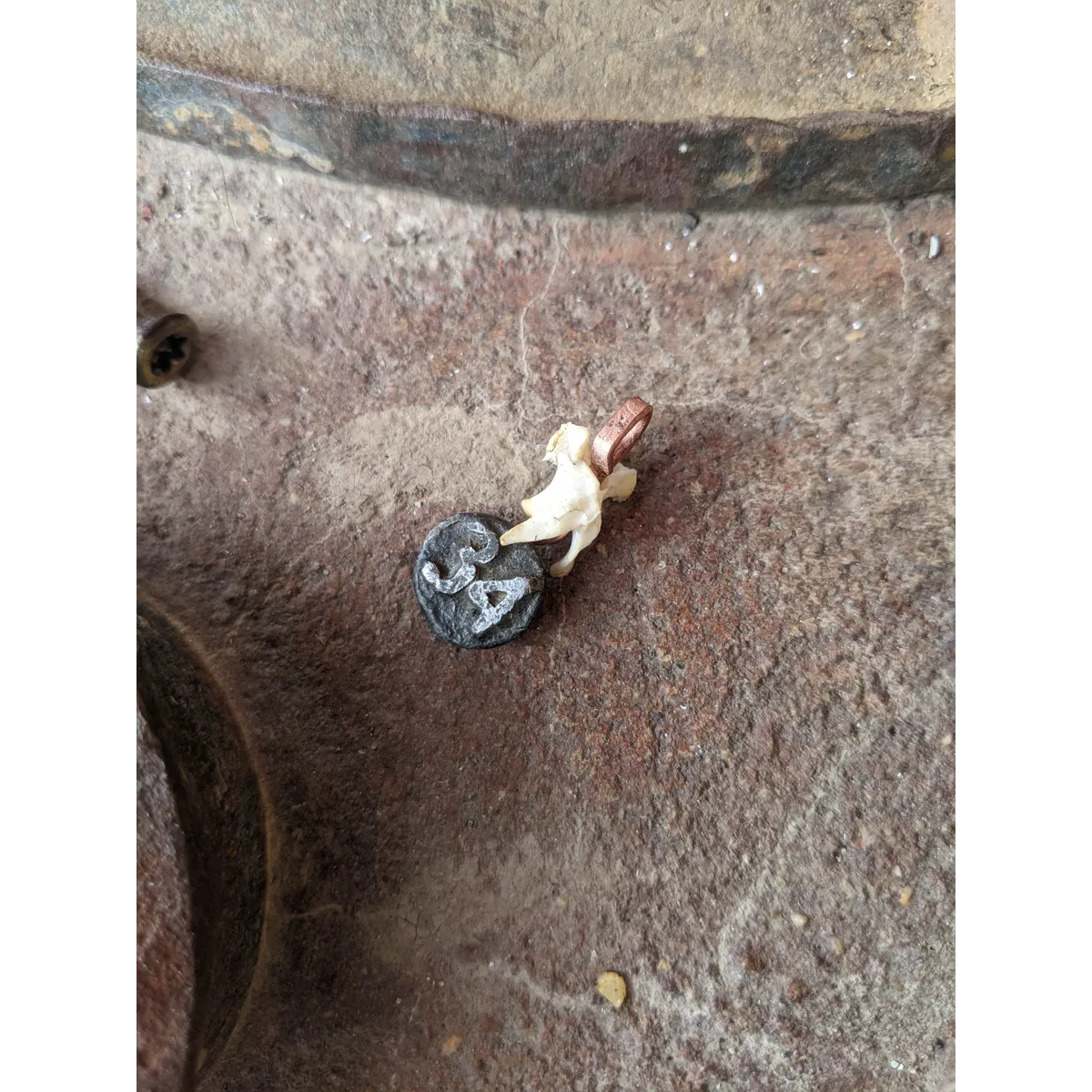 Date Nail Bone pendant #34