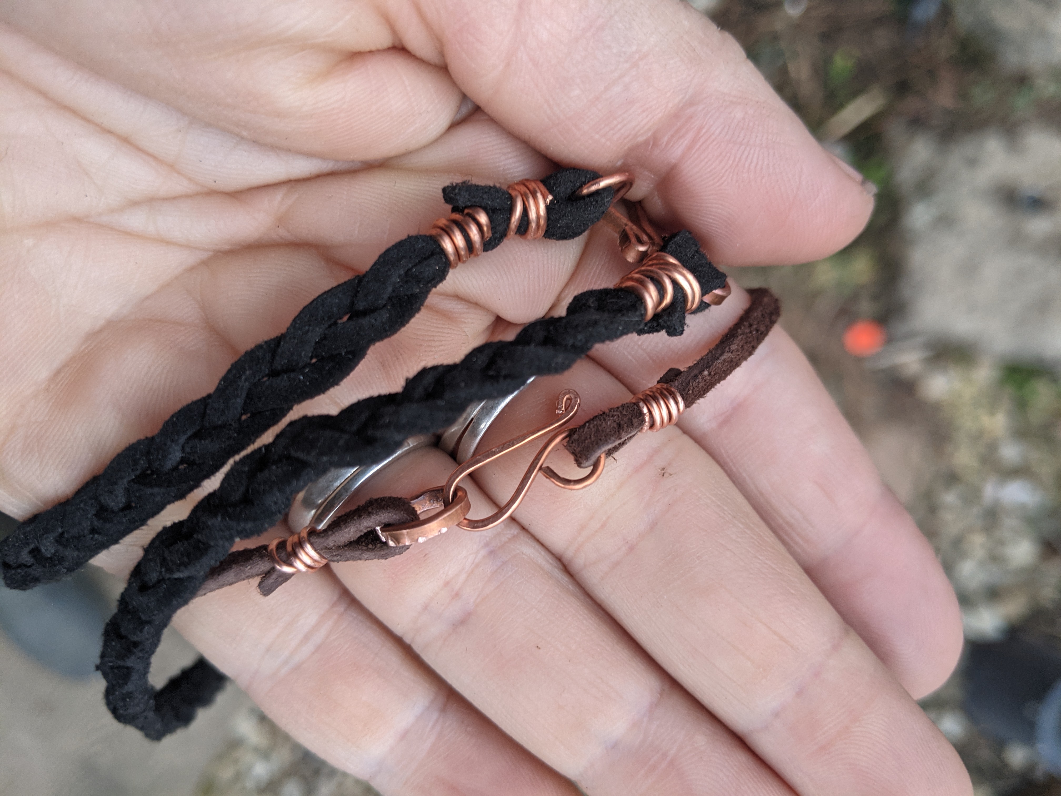 Bone Date Nail #38 Necklace