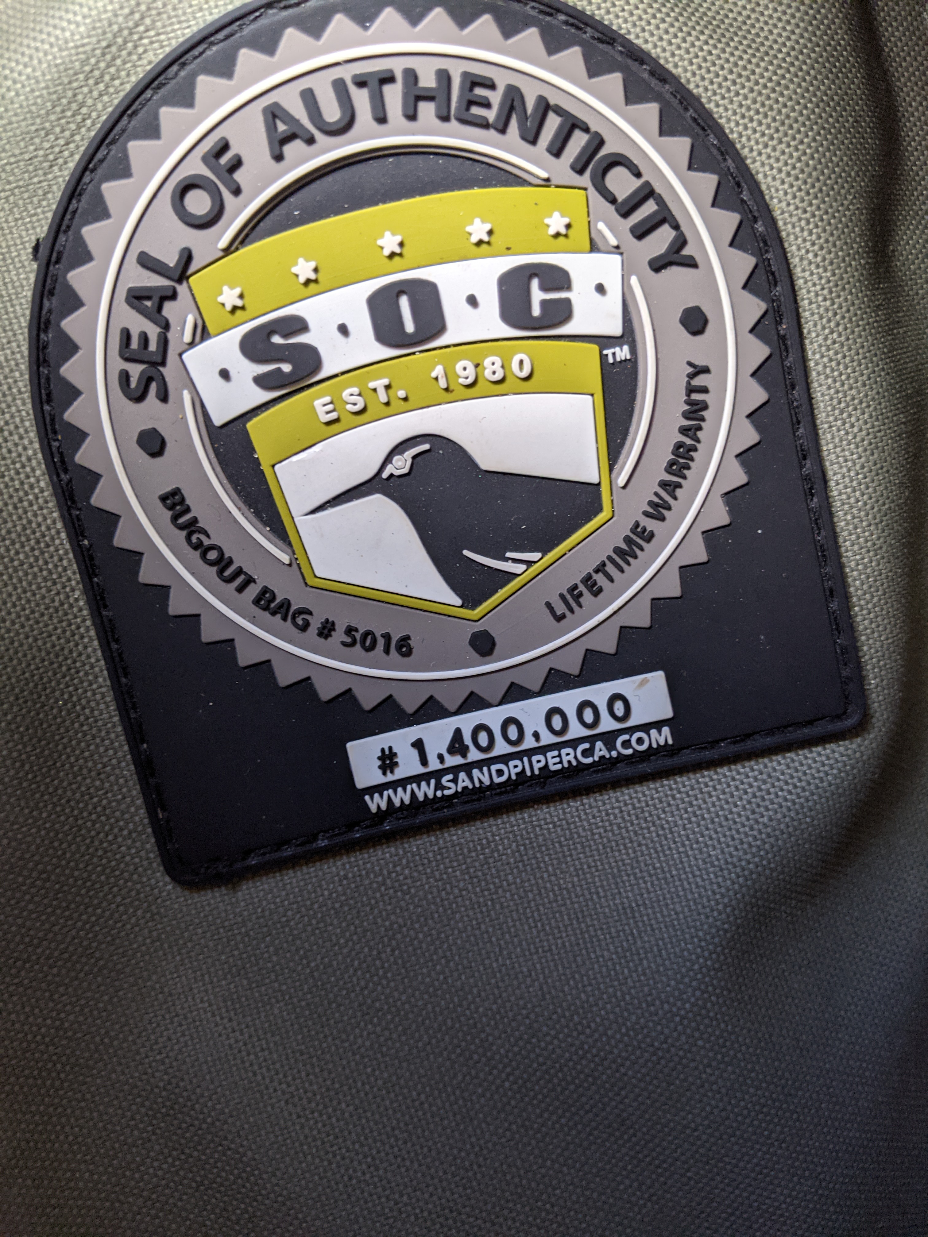 SOC Camo backpack